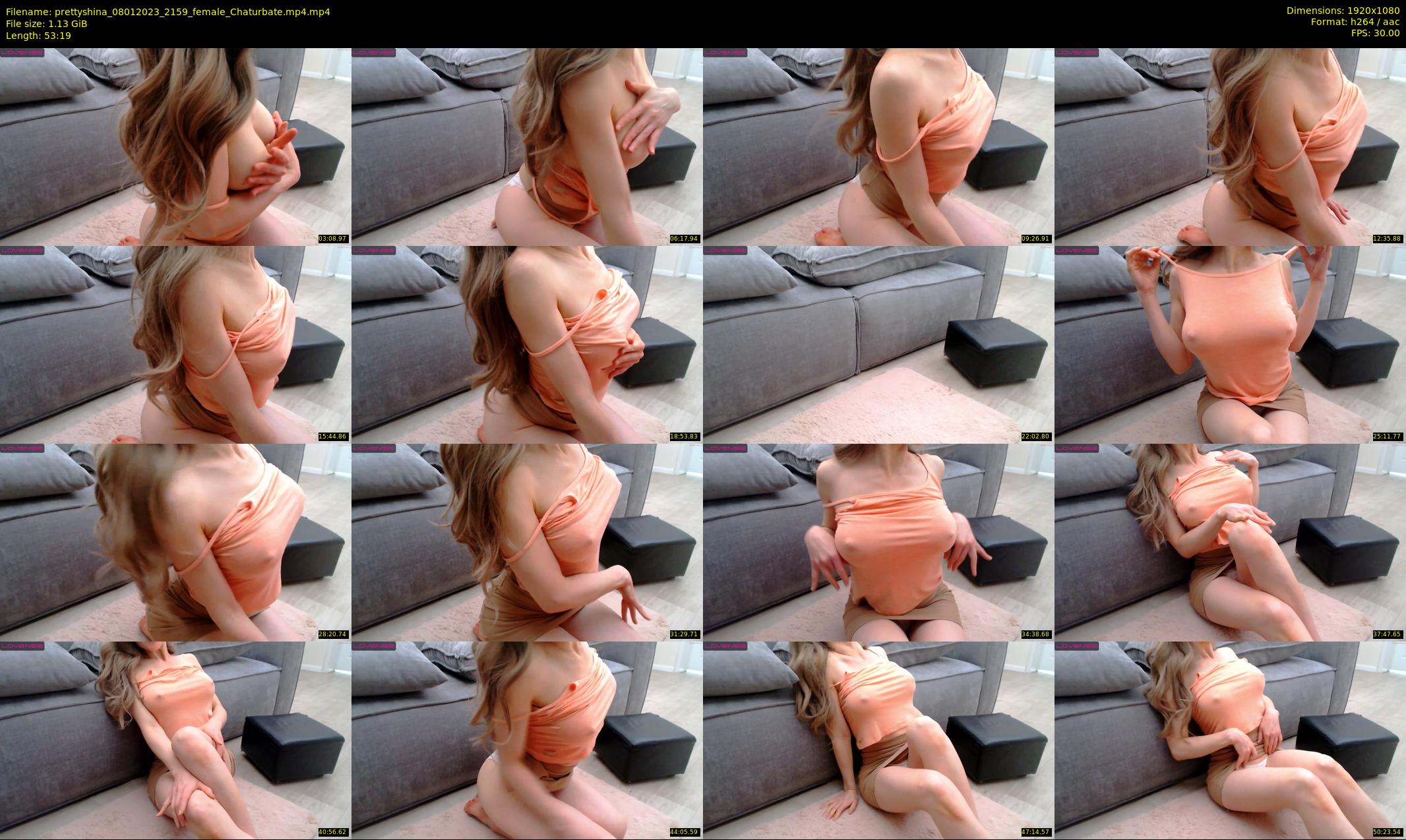 prettyshina — 54 minute Chaturbate female cam show recording, 1080p, Jan 8, 2023