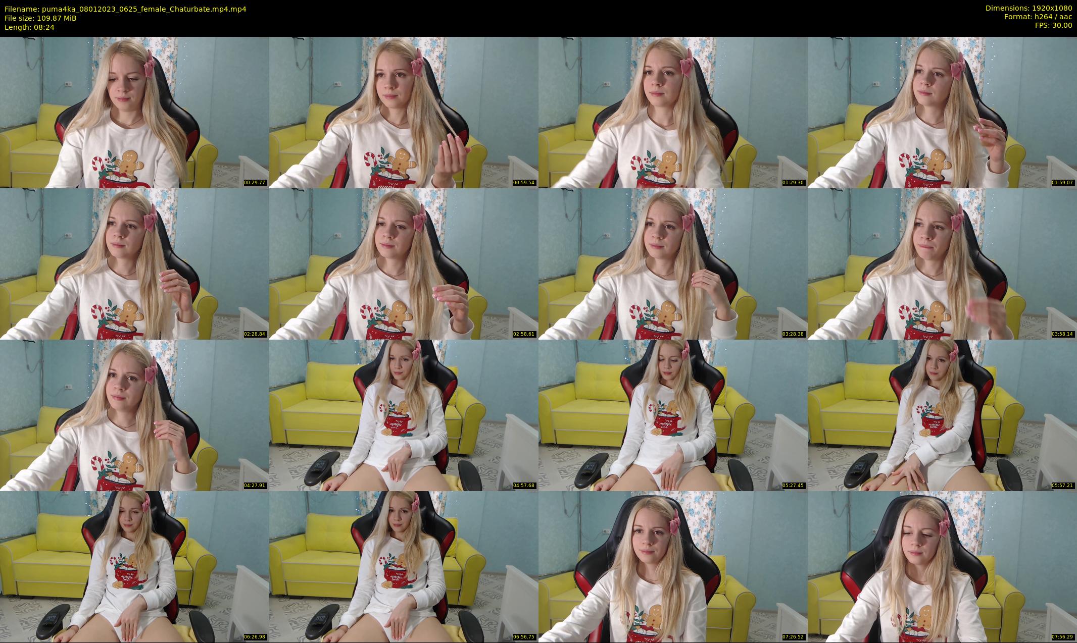 puma4ka — 9 minute Chaturbate female cam show recording, 1080p, Jan 8, 2023