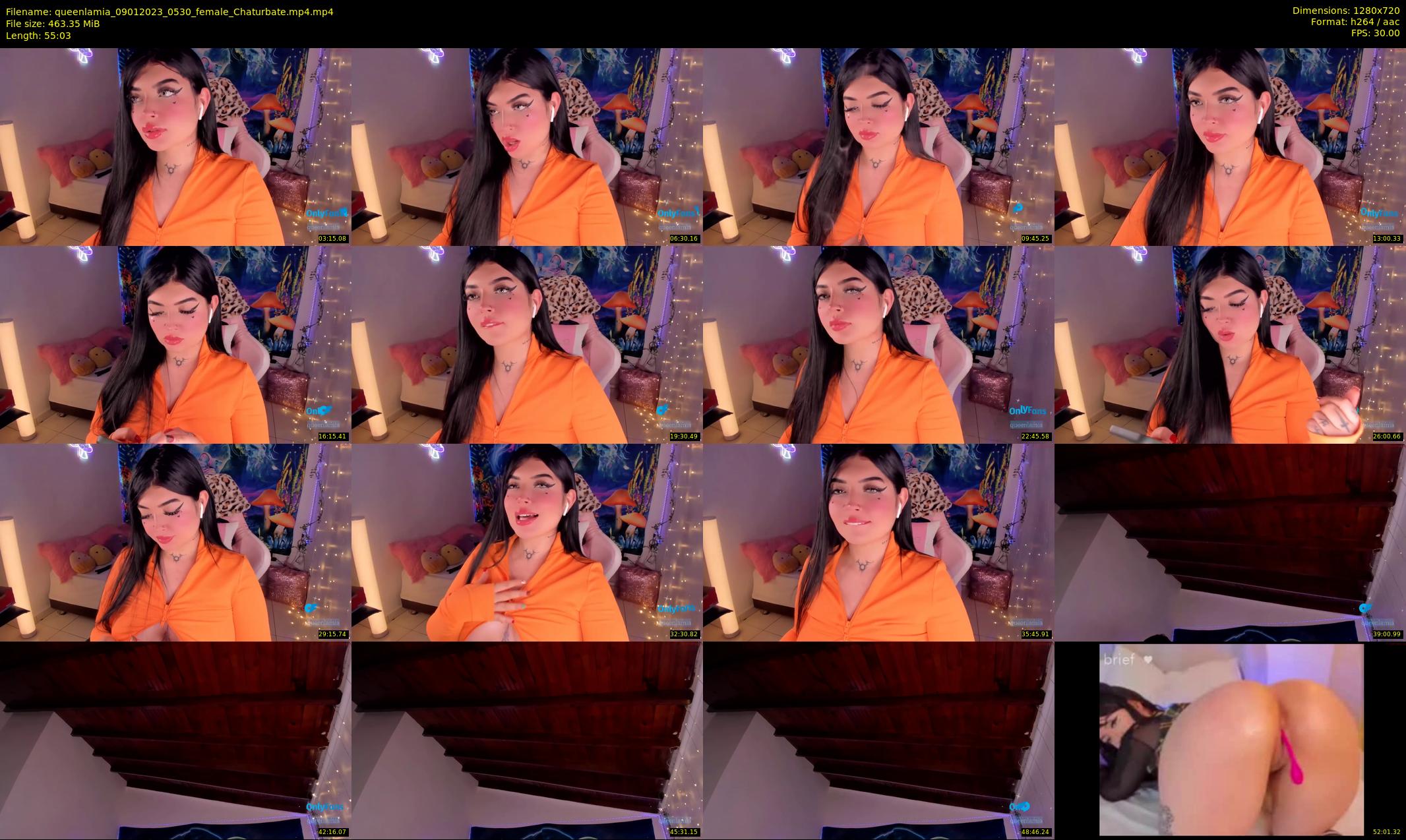 queenlamia — 56 minute Chaturbate female cam show recording, 720p, Jan 9, 2023