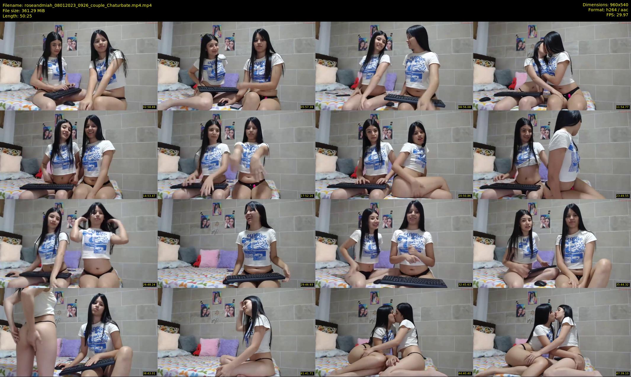 roseandmiah — 51 minute Chaturbate couple cam show recording, 480p, Jan 8, 2023