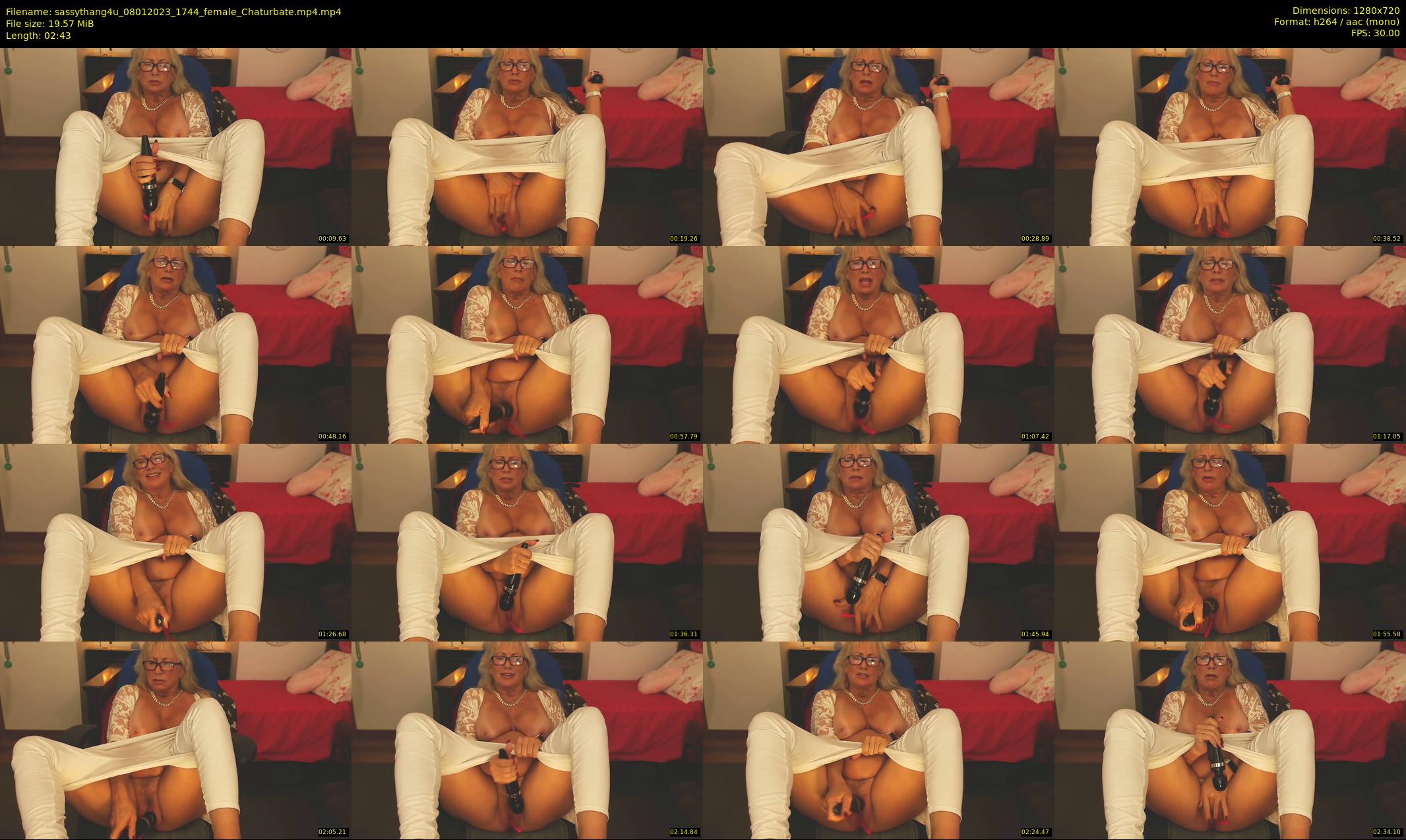 sassythang4u — 3 minute Chaturbate female cam show recording, 720p, Jan 8, 2023