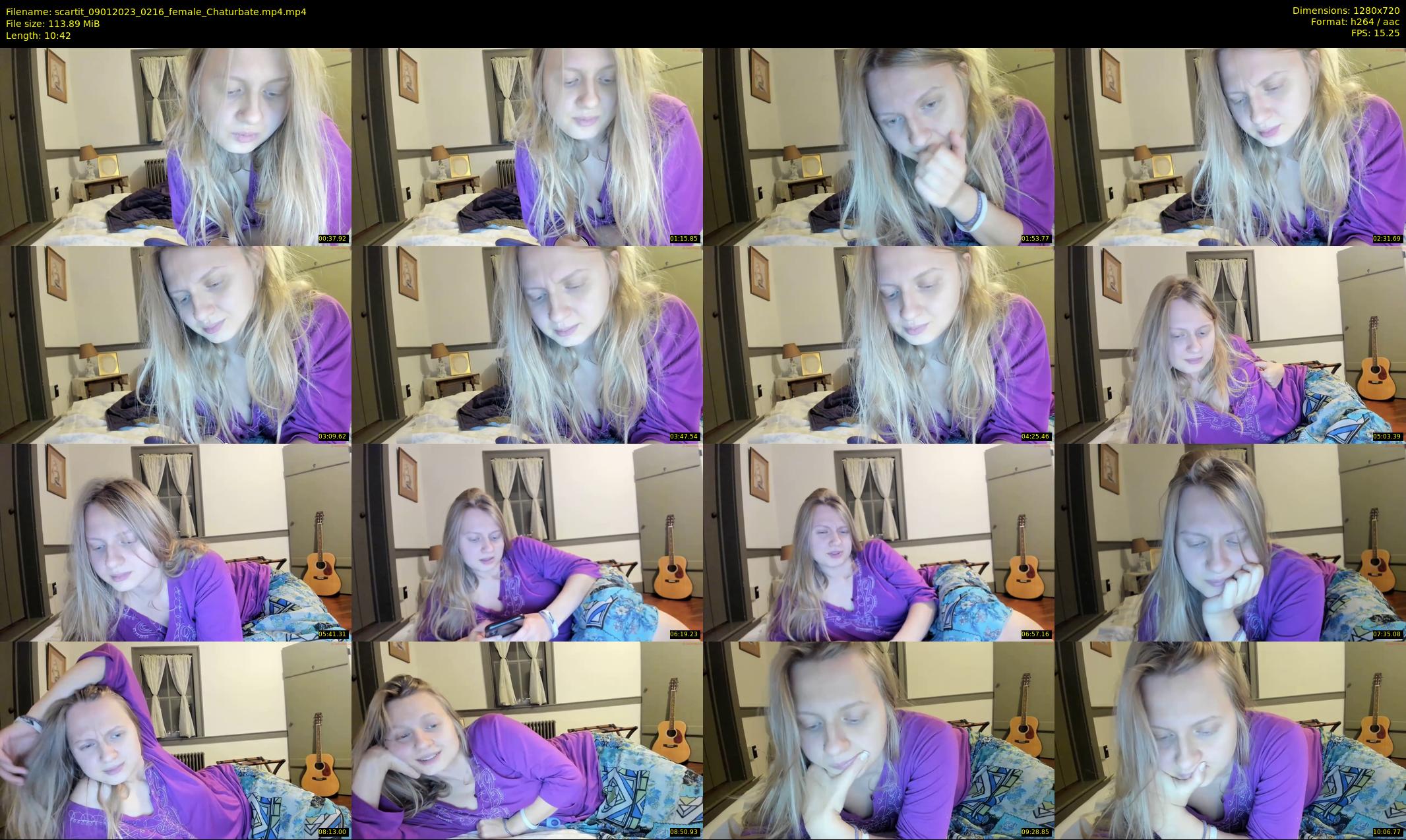 scartit — 11 minute Chaturbate female cam show recording, 720p, Jan 9, 2023