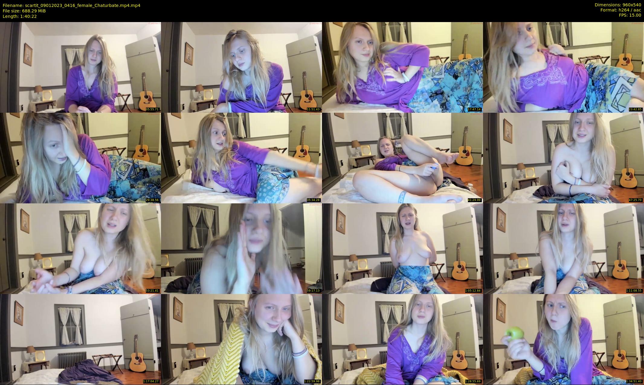 scartit — 101 minute Chaturbate female cam show recording, 480p, Jan 9, 2023