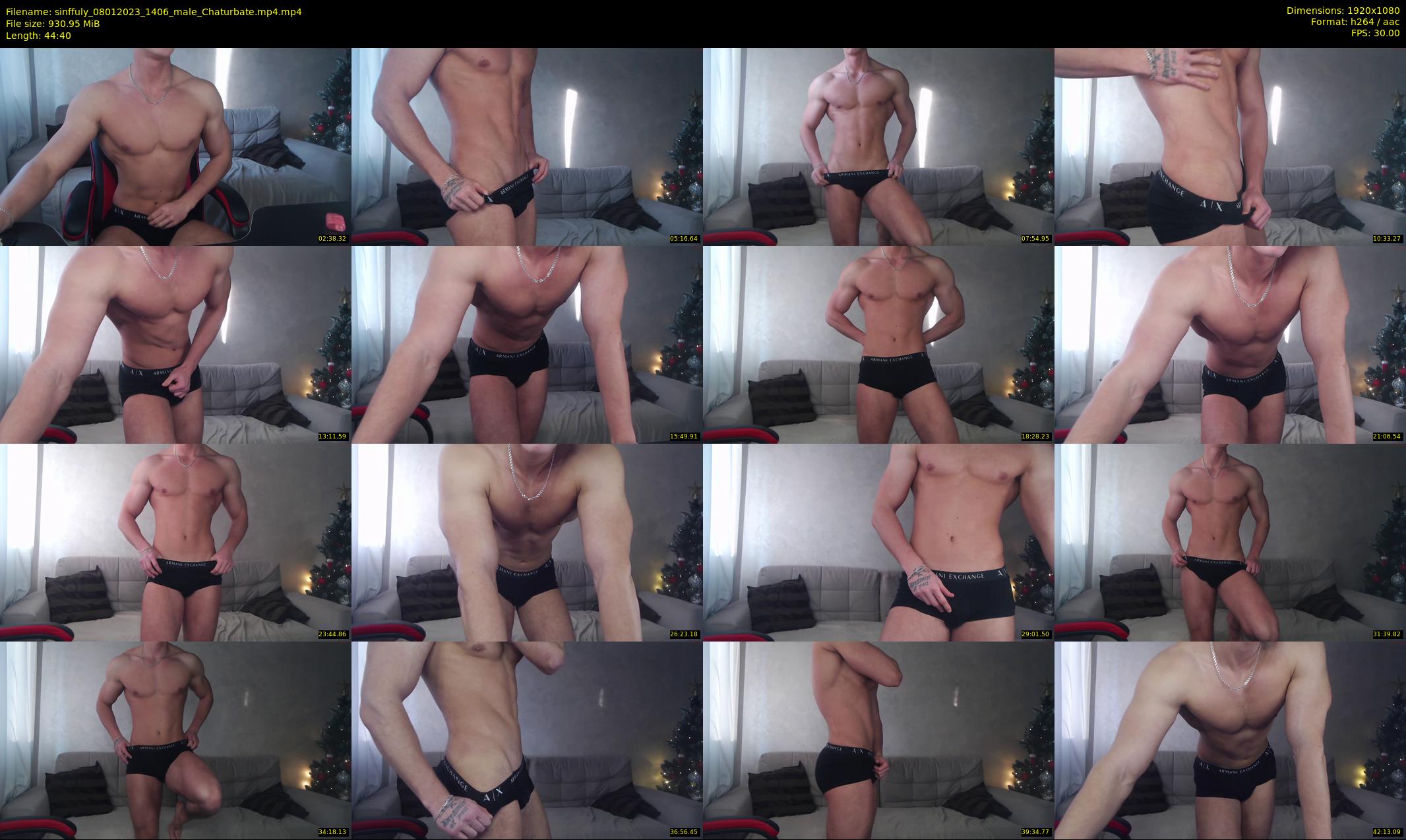 sinffuly — 45 minute Chaturbate male cam show recording, 1080p, Jan 8, 2023
