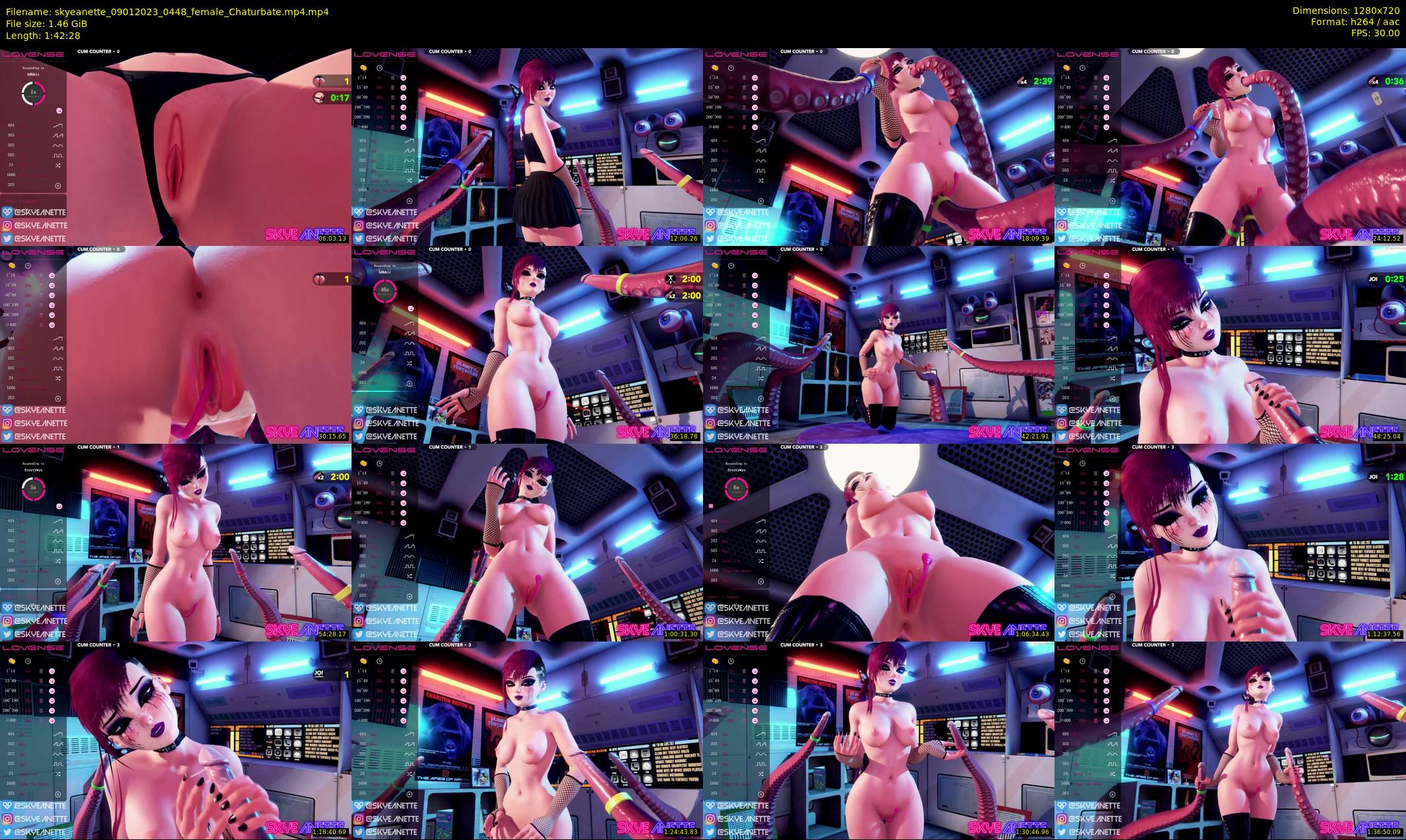 skyeanette — 103 minute Chaturbate female cam show recording, 720p, Jan 9, 2023