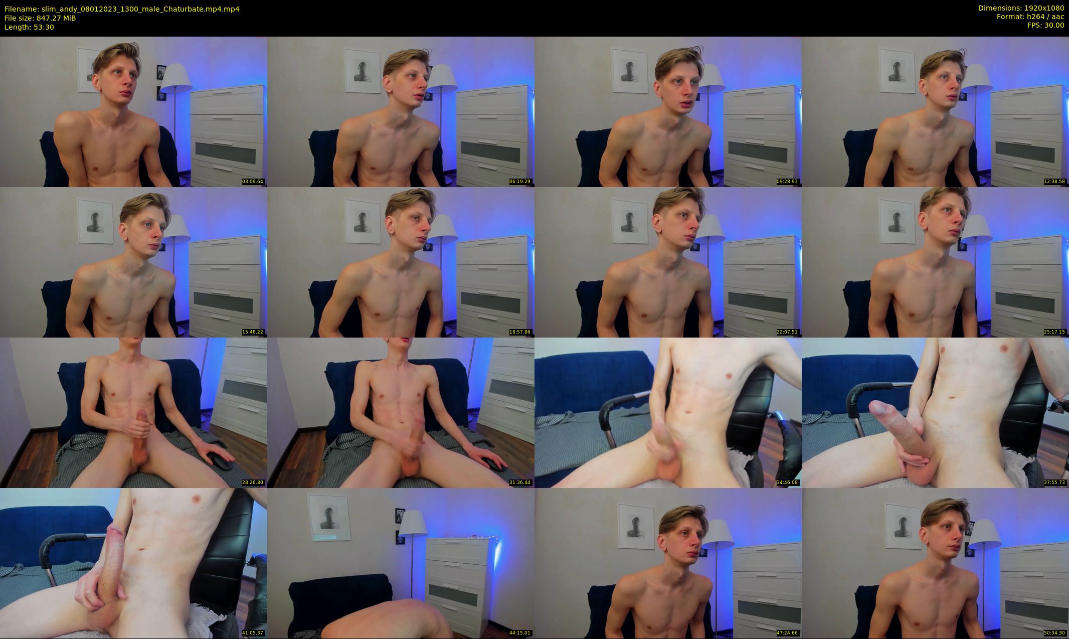 slim_andy — 54 minute Chaturbate male cam show recording, 1080p, Jan 8, 2023