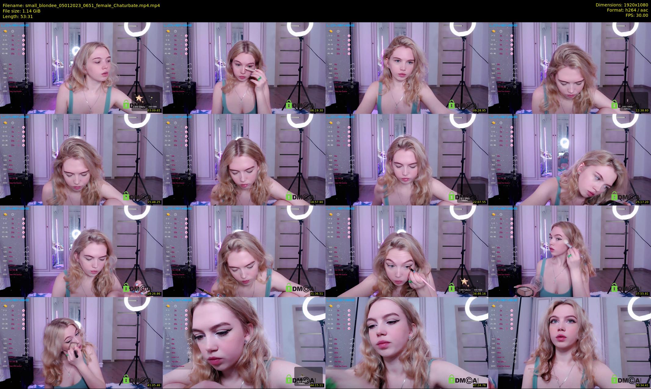 small_blondee — 54 minute Chaturbate female cam show recording, 1080p, Jan 5, 2023