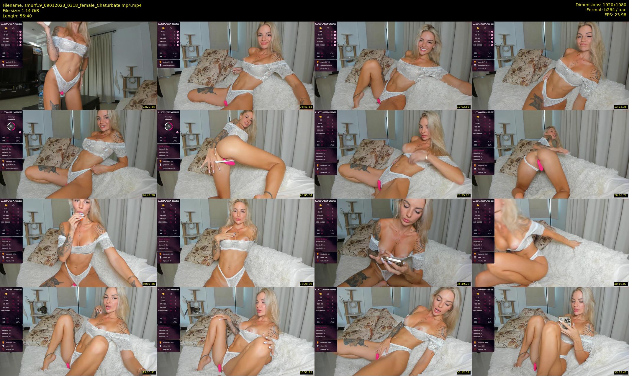 smurf19 — 57 minute Chaturbate female cam show recording, 1080p, Jan 9, 2023