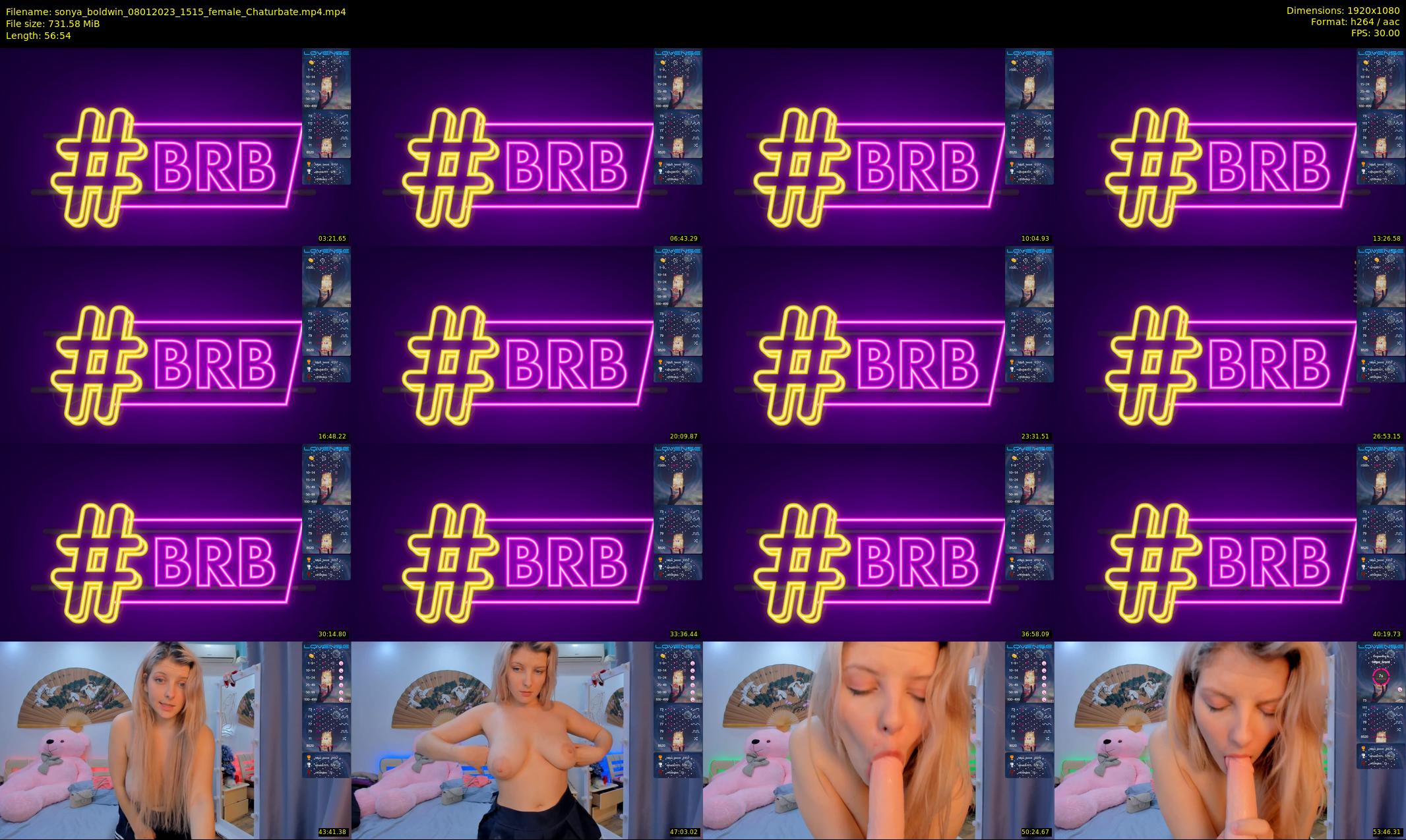 sonya_boldwin — 57 minute Chaturbate female cam show recording, 1080p, Jan 8, 2023