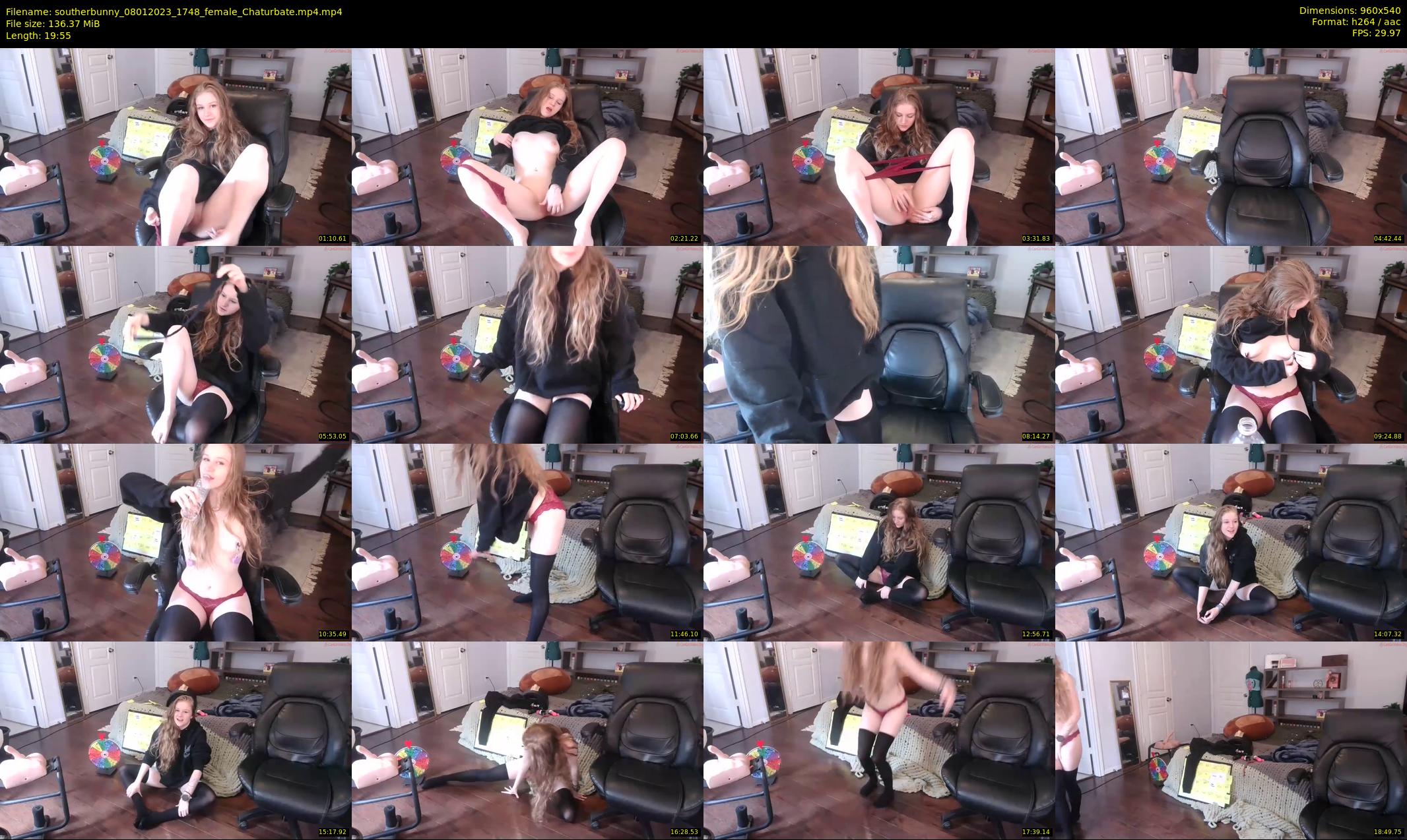 southerbunny — 20 minute Chaturbate female cam show recording, 480p, Jan 8, 2023