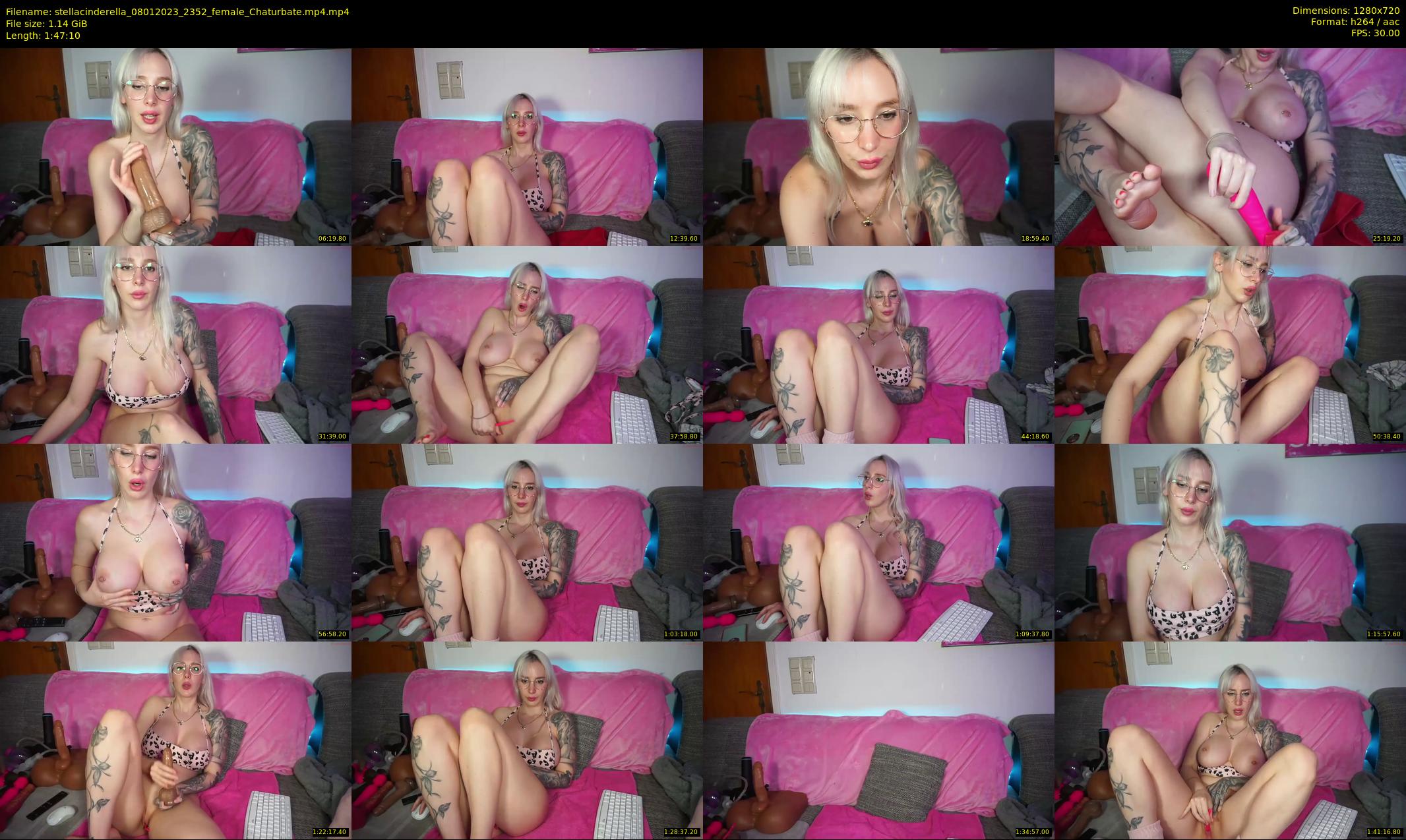 stellacinderella — 108 minute Chaturbate female cam show recording, 720p, Jan 8, 2023
