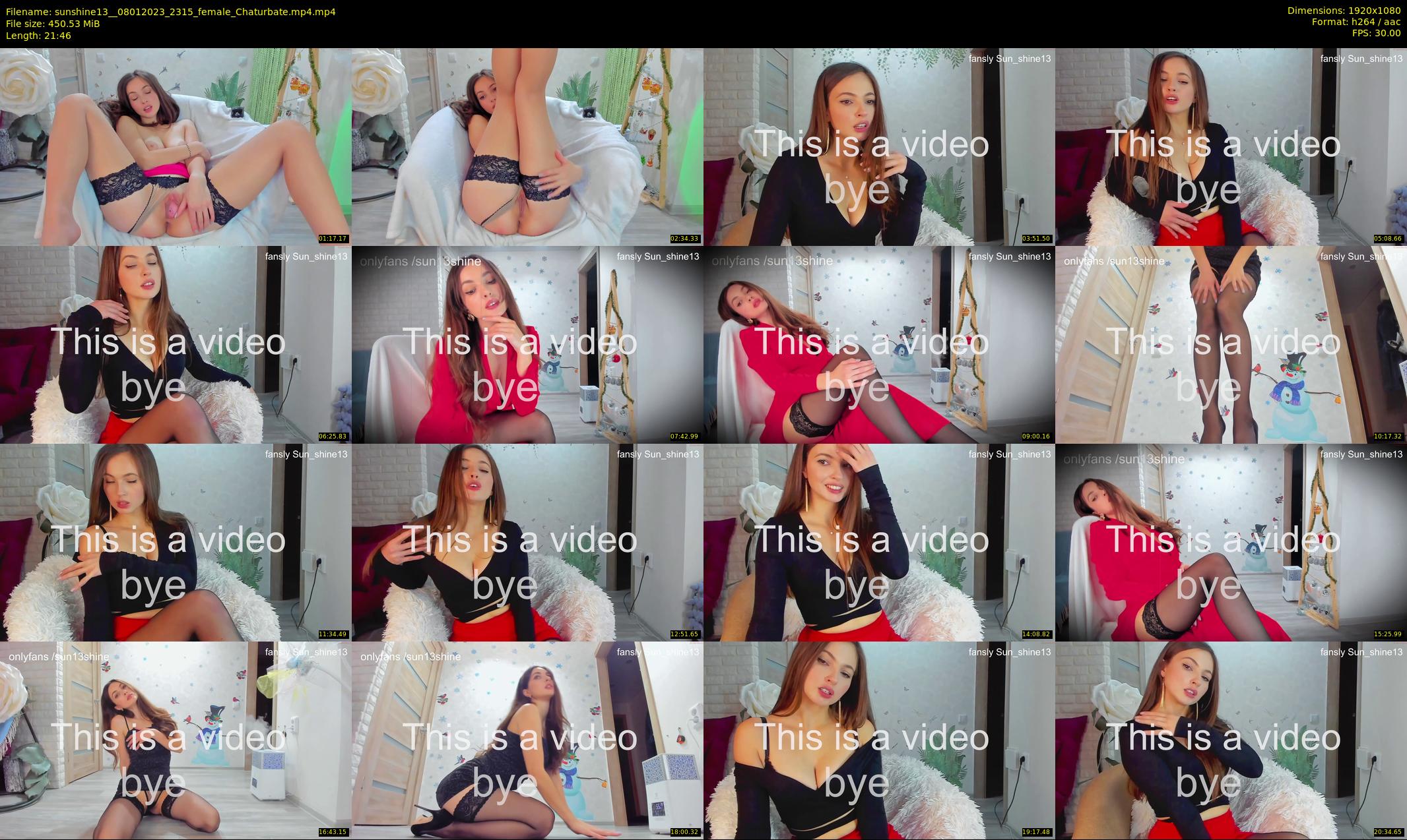 sunshine13_ — 22 minute Chaturbate female cam show recording, 1080p, Jan 8, 2023