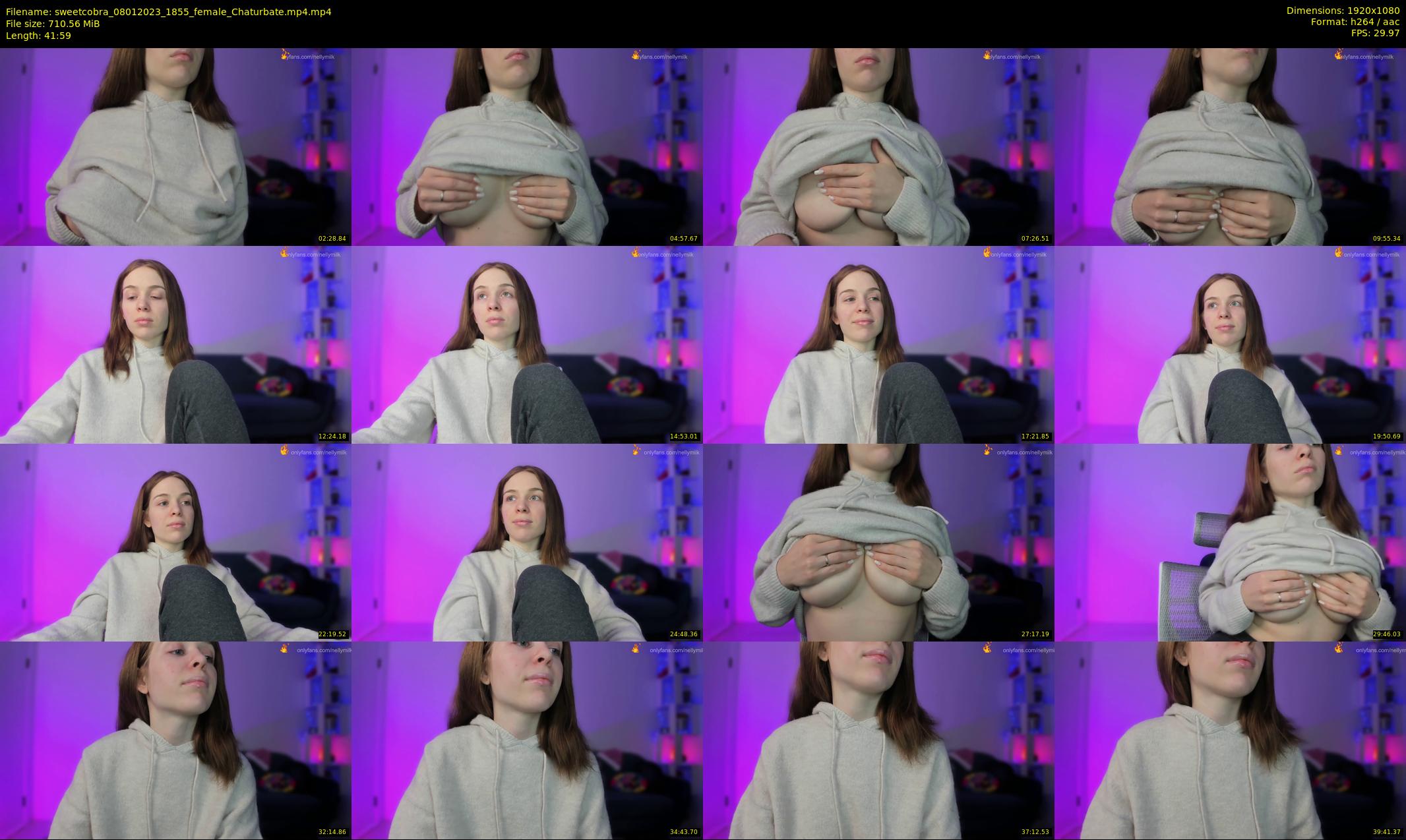 sweetcobra — 42 minute Chaturbate female cam show recording, 1080p, Jan 8, 2023