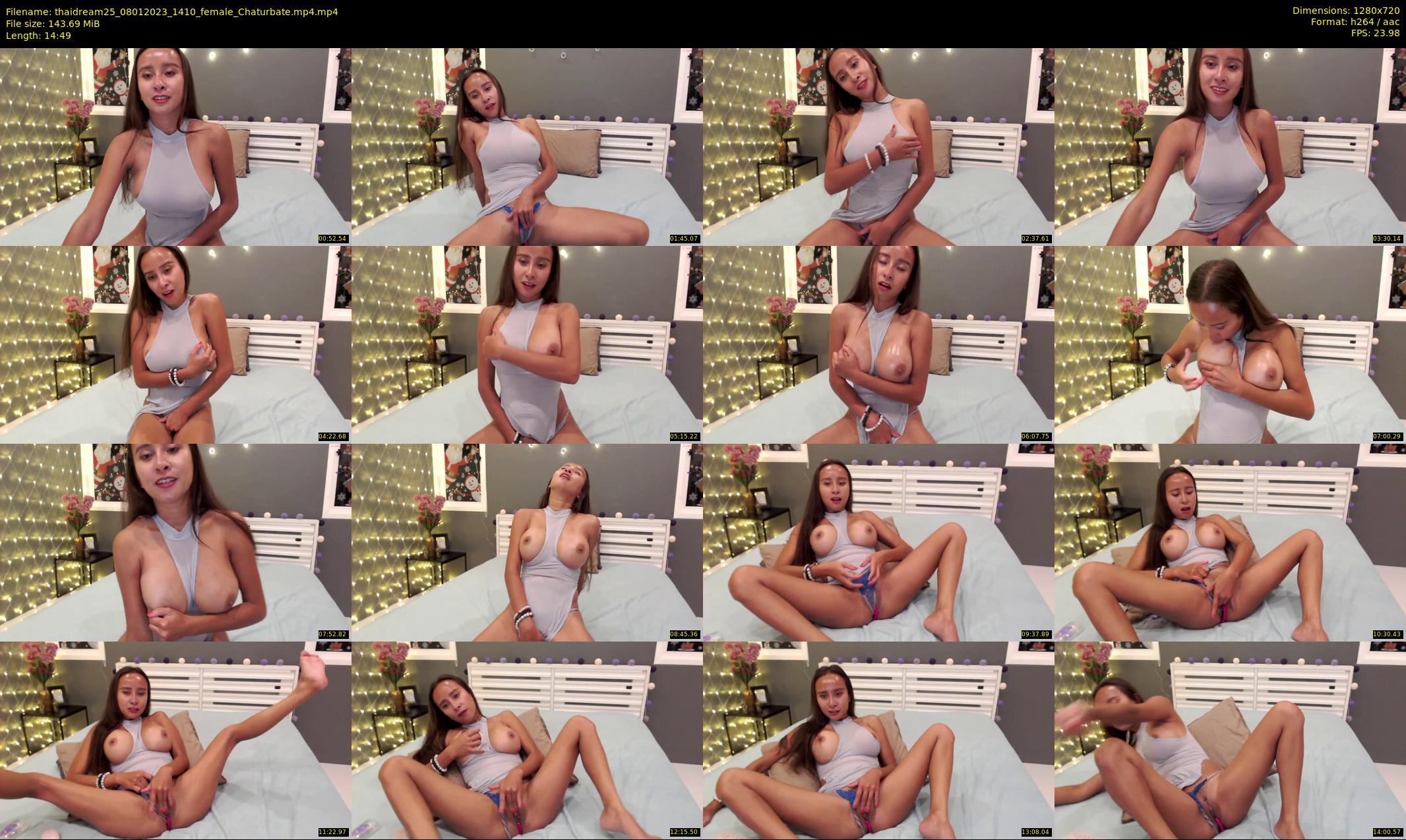 thaidream25 — 15 minute Chaturbate female cam show recording, 720p, Jan 8, 2023