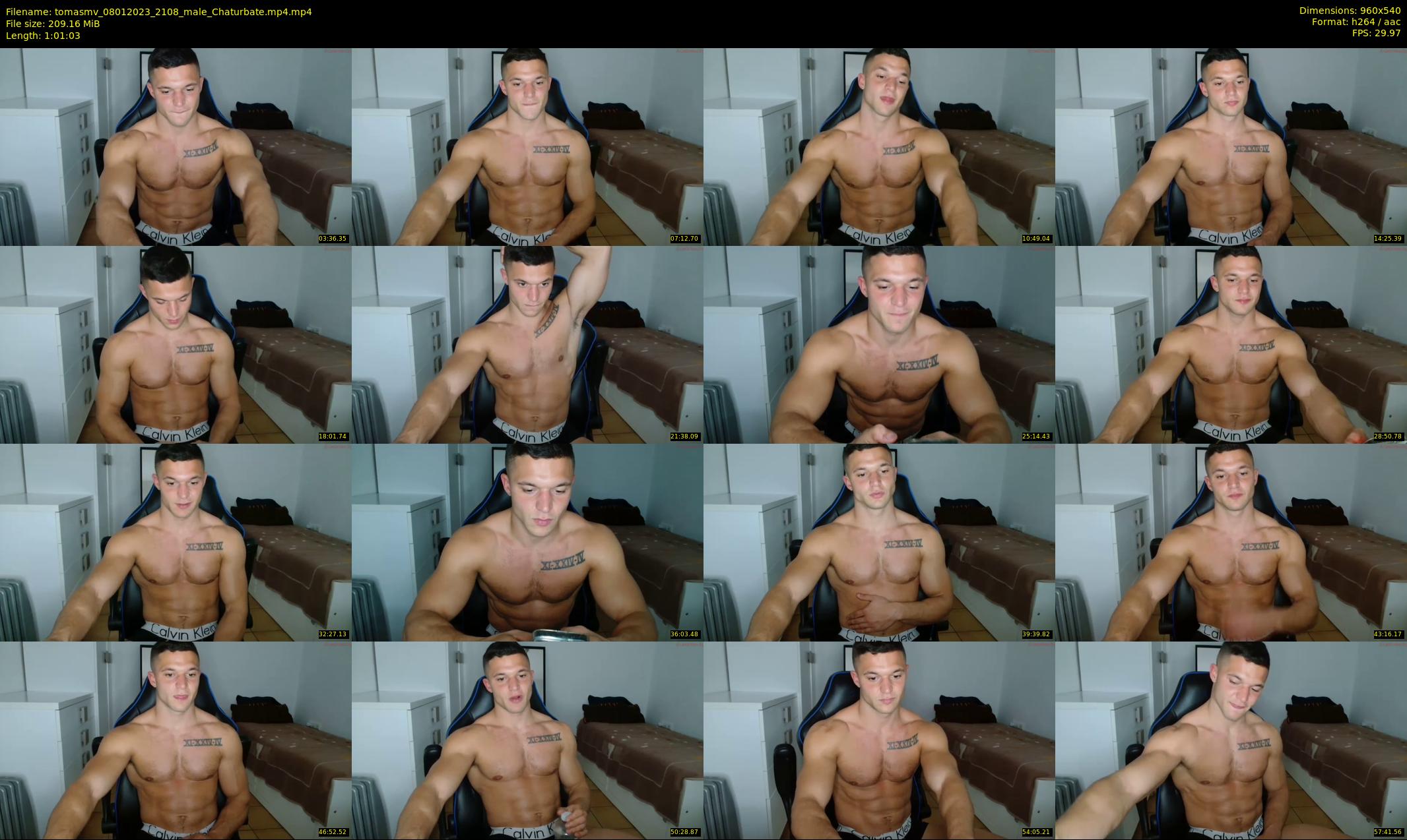 tomasmv — 62 minute Chaturbate male cam show recording, 480p, Jan 8, 2023