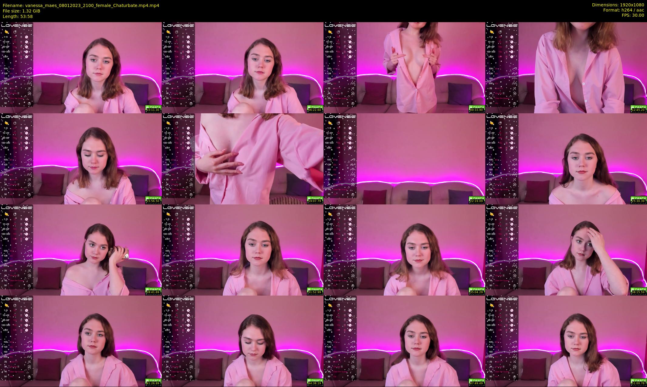 vanessa_maes — 54 minute Chaturbate female cam show recording, 1080p, Jan 8, 2023
