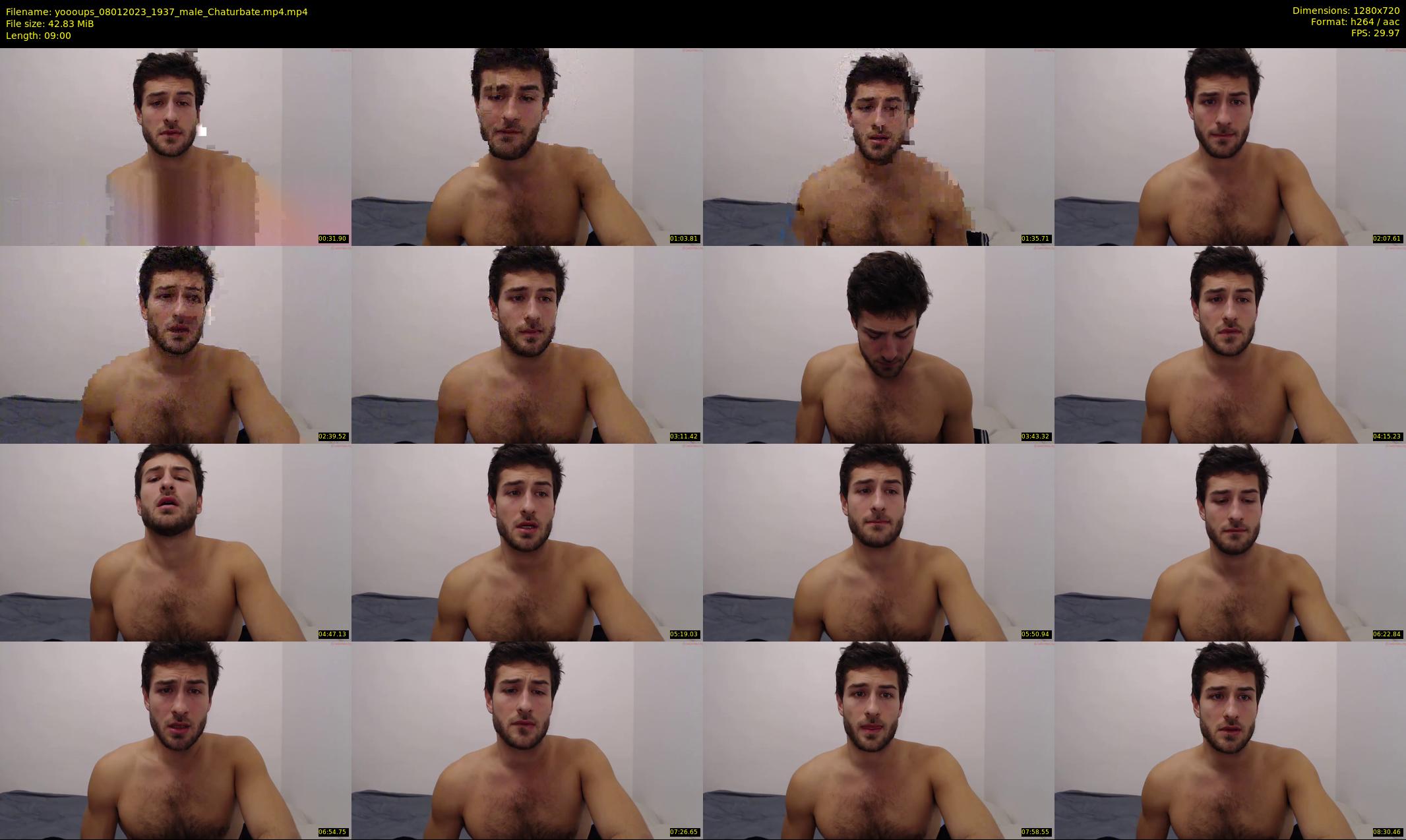 yoooups — 9 minute Chaturbate male cam show recording, 720p, Jan 8, 2023