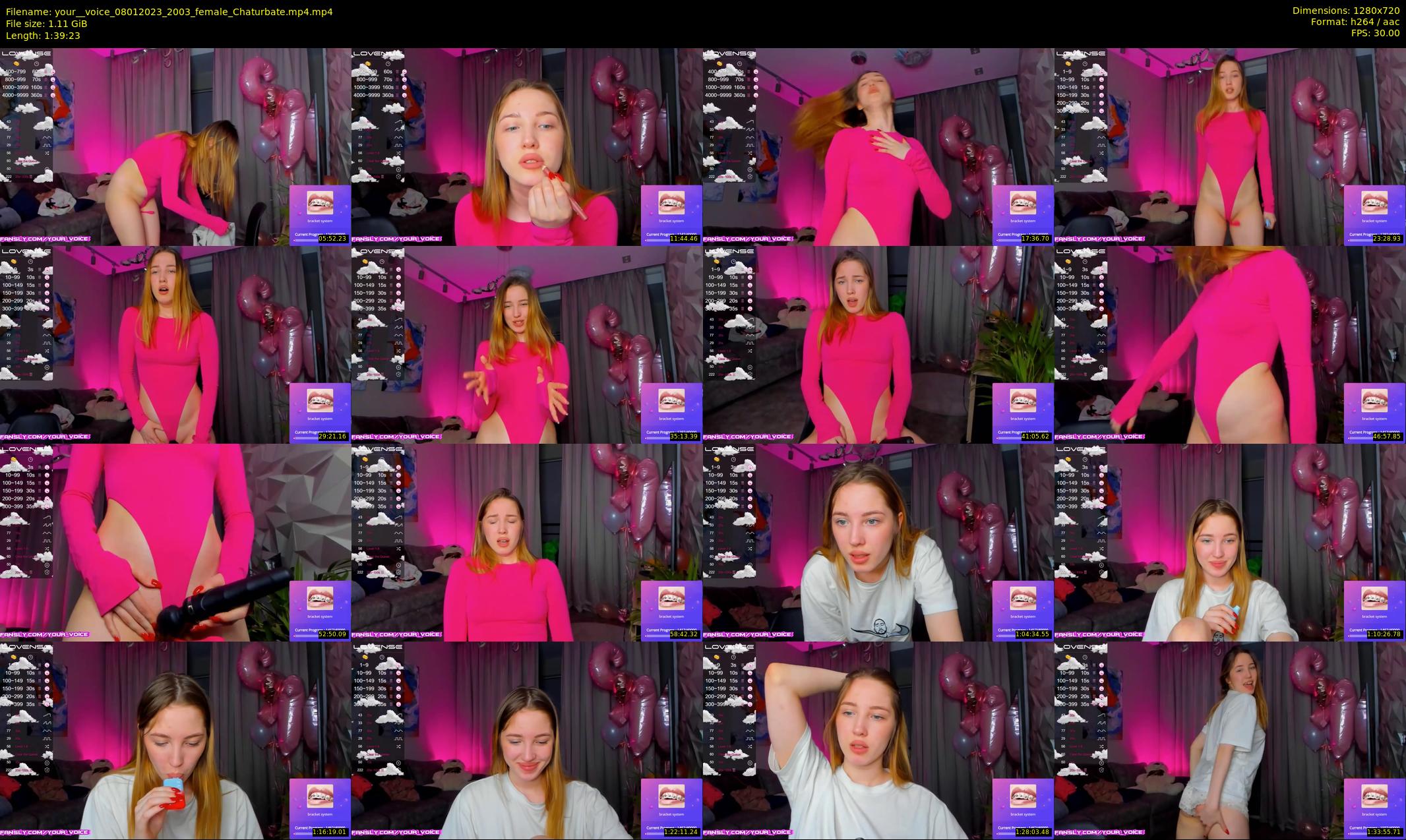 your__voice — 100 minute Chaturbate female cam show recording, 720p, Jan 8, 2023