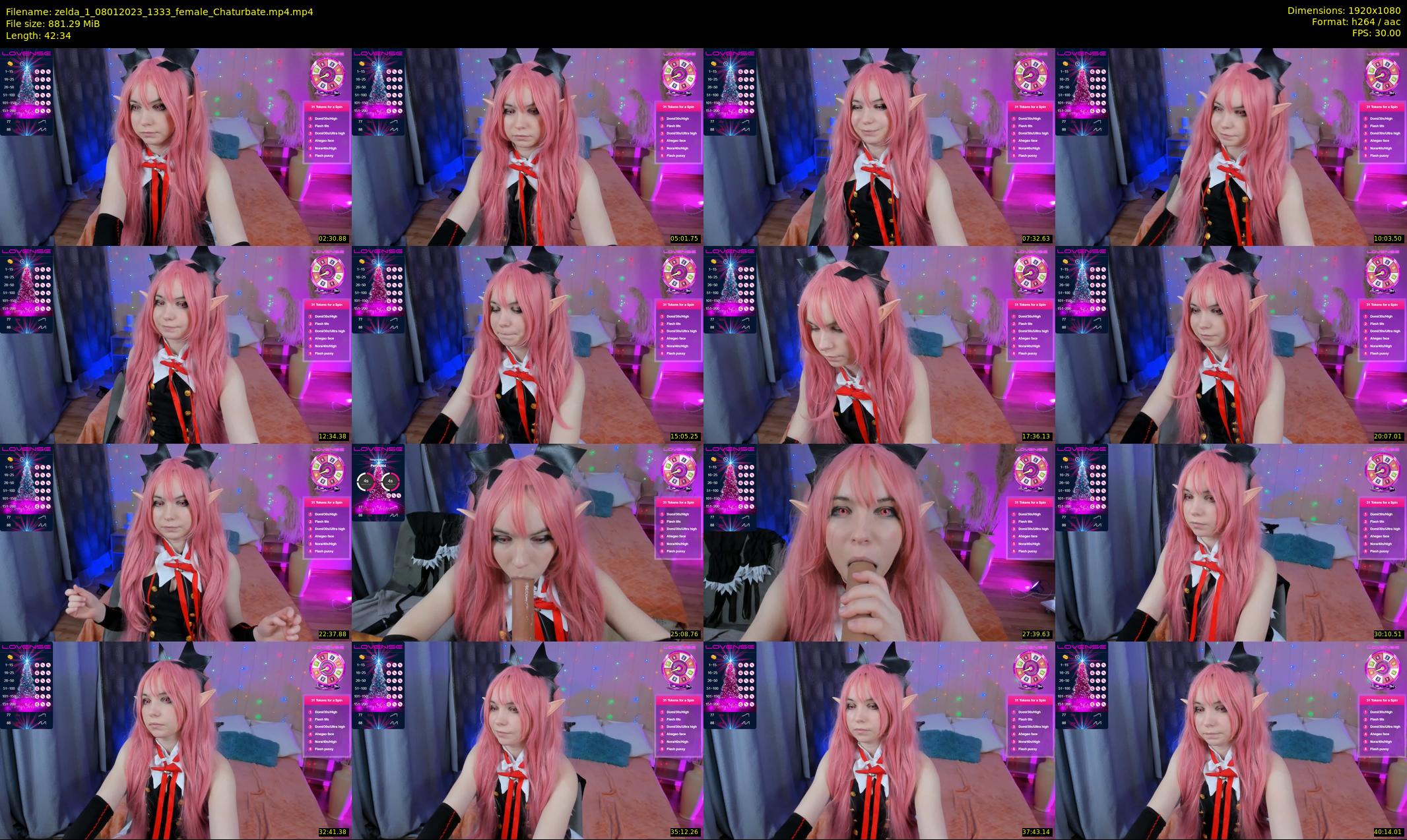 zelda_1 — 43 minute Chaturbate female cam show recording, 1080p, Jan 8, 2023