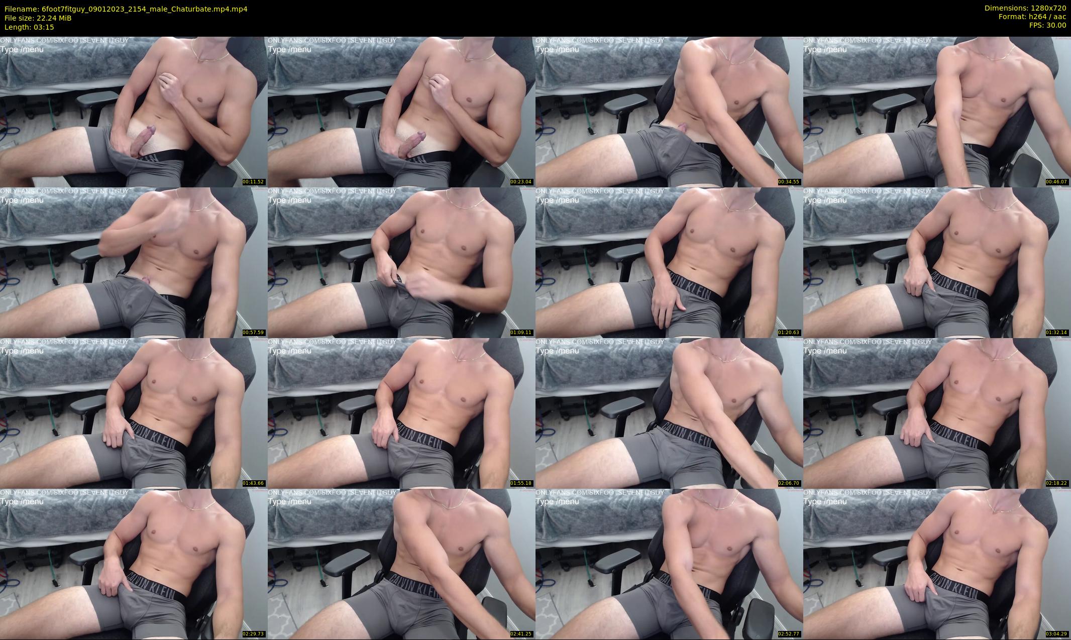 6foot7fitguy — 4 minute Chaturbate male cam show recording, 720p, Jan 9, 2023
