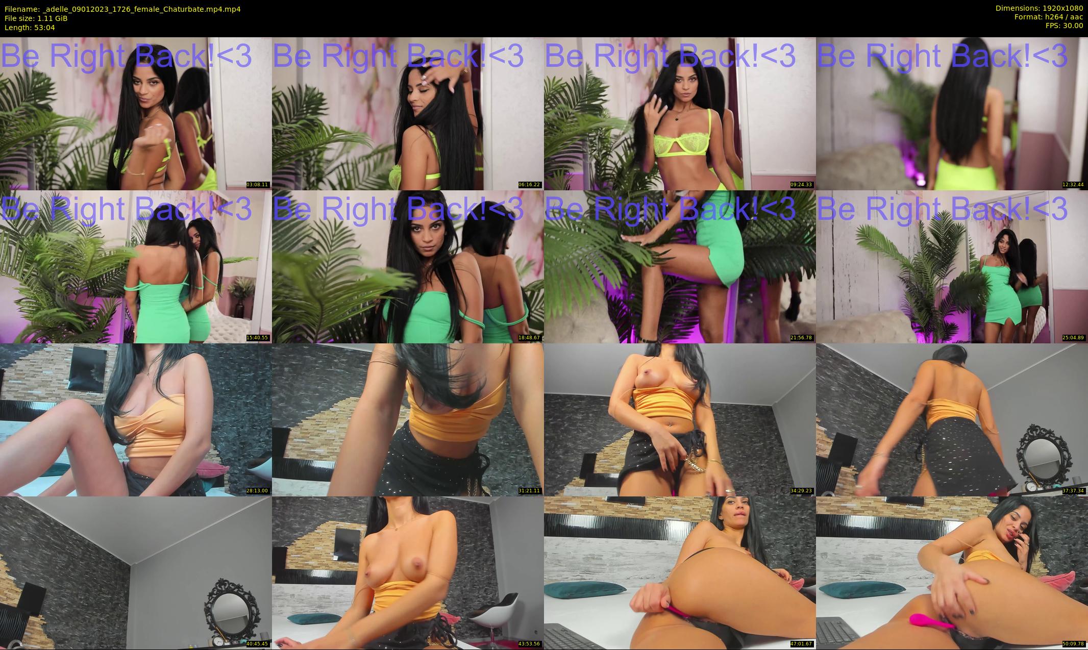 _adelle — 54 minute Chaturbate female cam show recording, 1080p, Jan 9, 2023