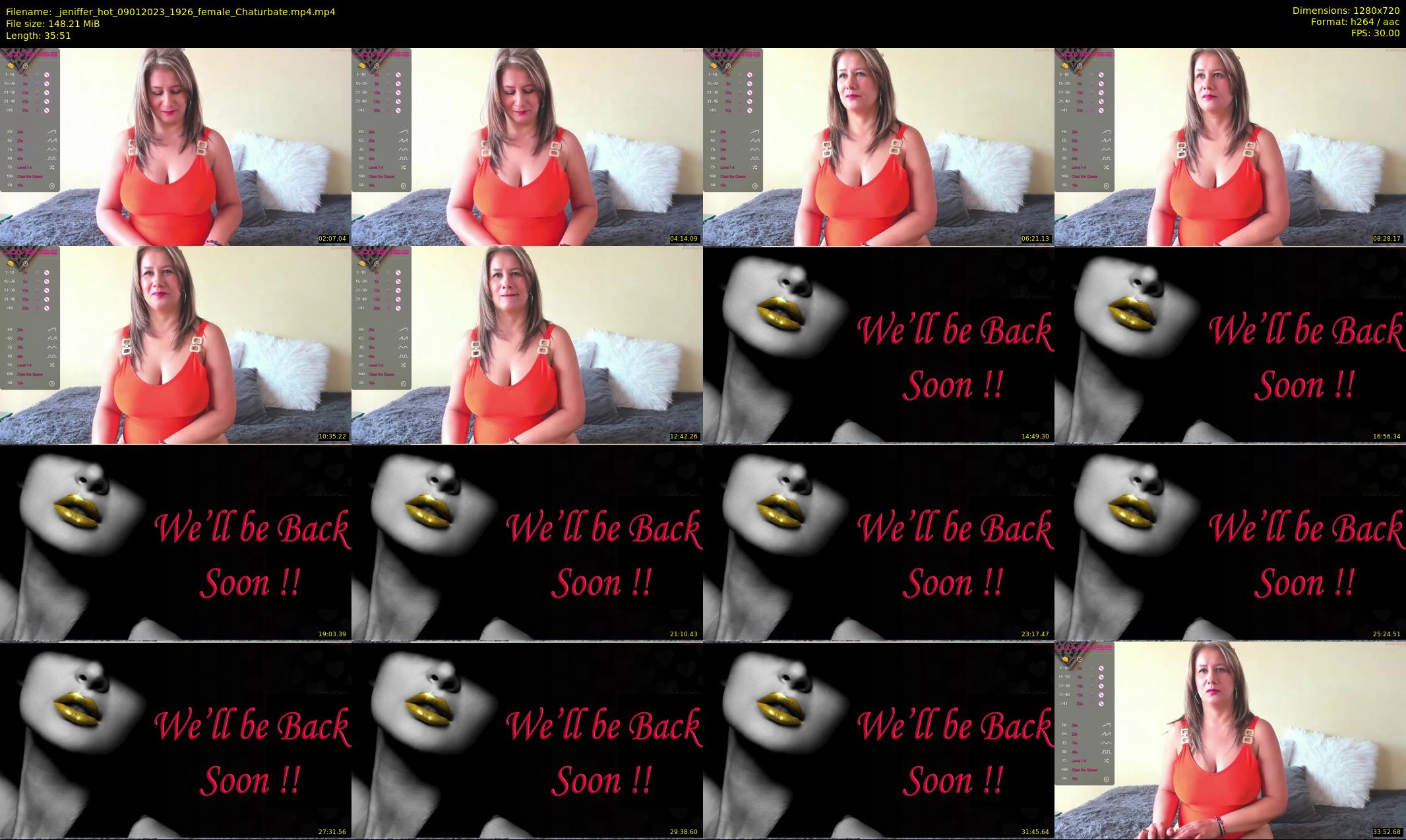 _jeniffer_hot — 36 minute Chaturbate female cam show recording, 720p, Jan 9, 2023