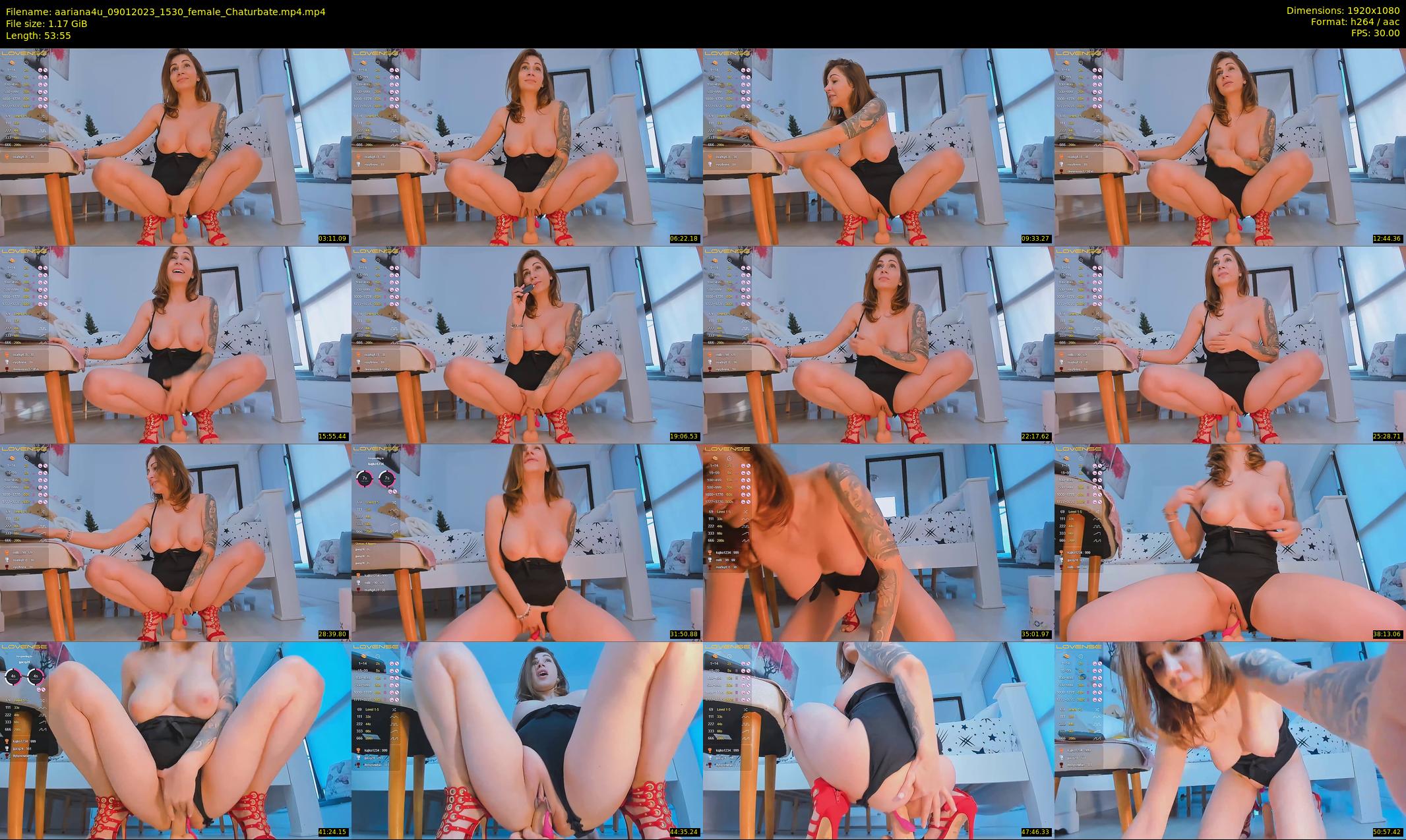 aariana4u — 54 minute Chaturbate female cam show recording, 1080p, Jan 9, 2023