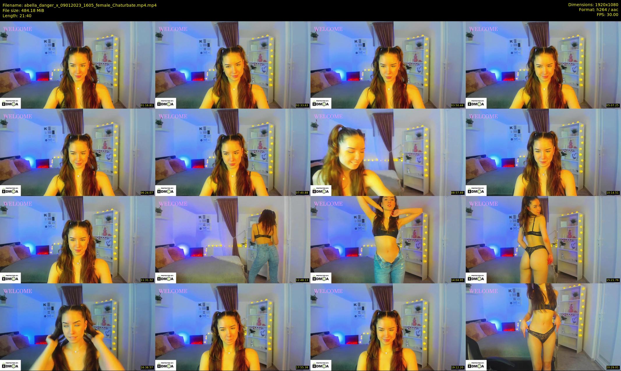 abella_danger_x — 22 minute Chaturbate female cam show recording, 1080p, Jan 9, 2023