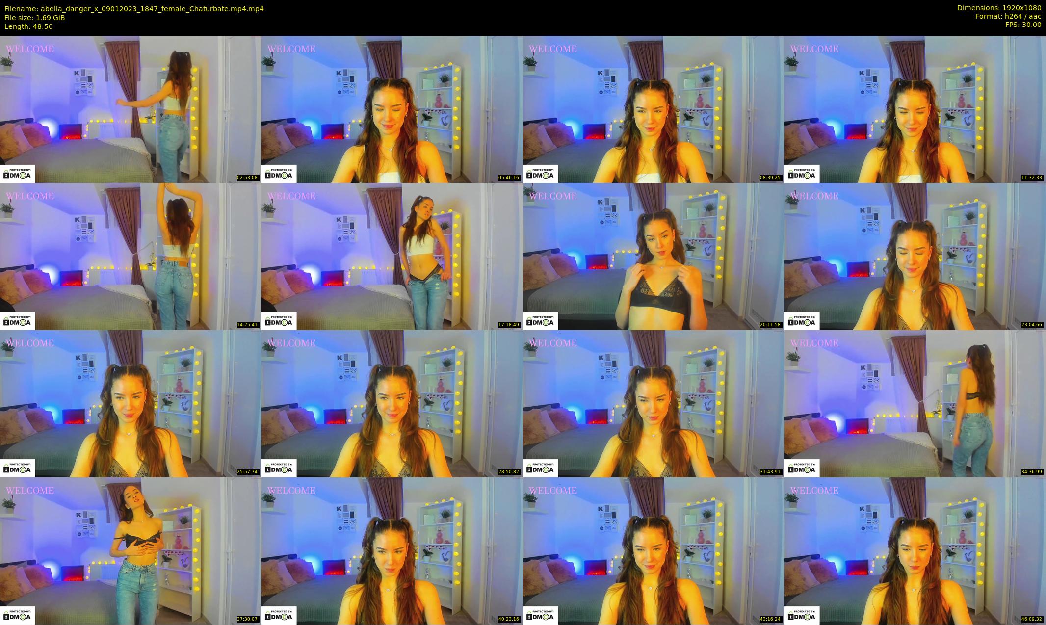 abella_danger_x — 49 minute Chaturbate female cam show recording, 1080p, Jan 9, 2023