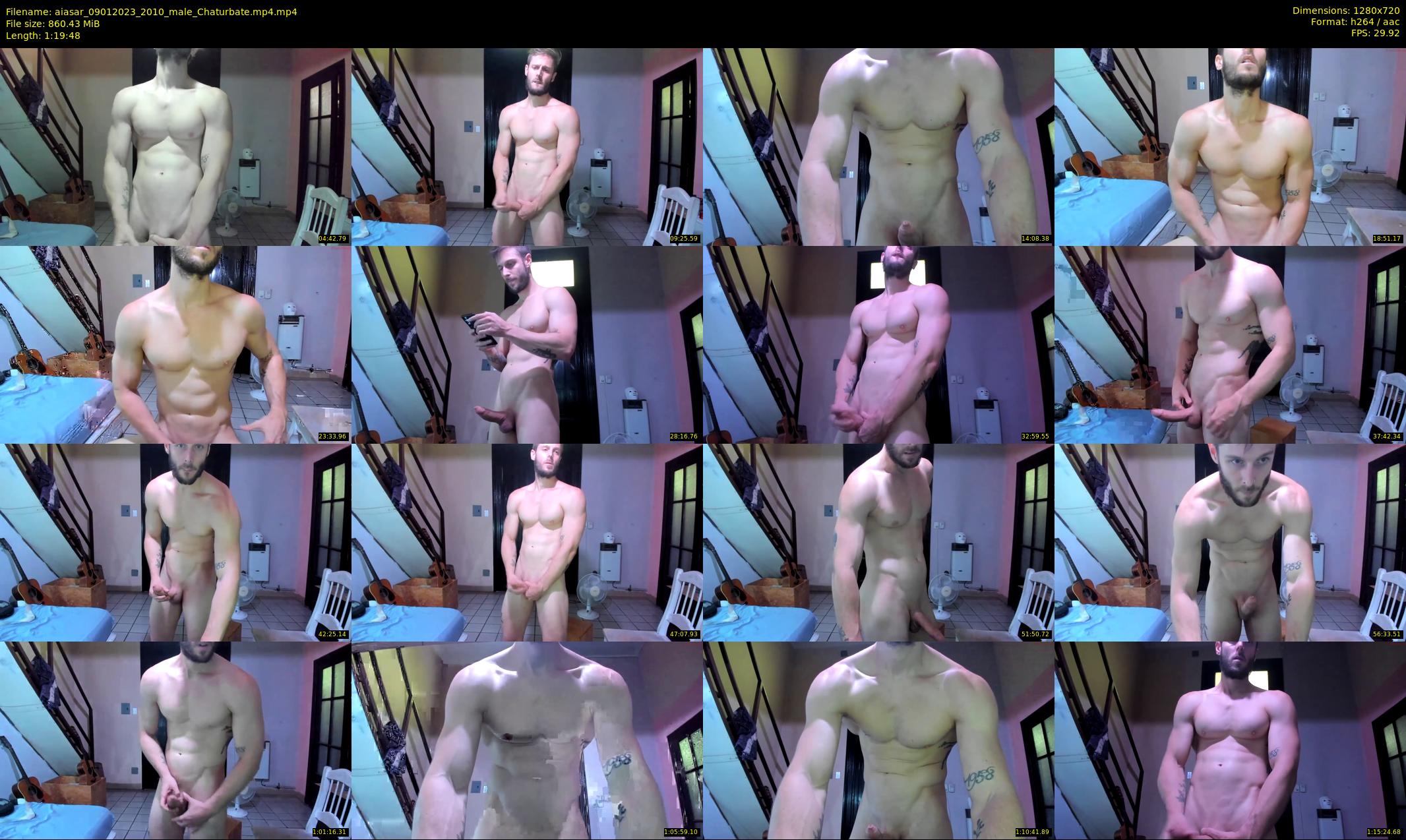 aiasar — 80 minute Chaturbate male cam show recording, 720p, Jan 9, 2023