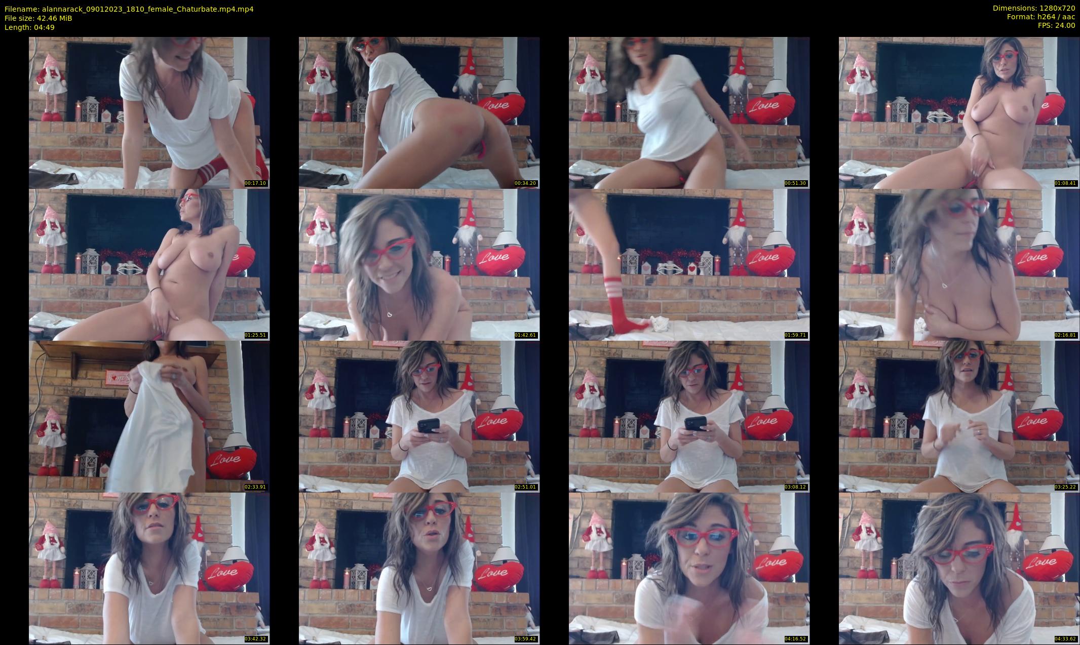 alannarack — 5 minute Chaturbate female cam show recording, 720p, Jan 9, 2023