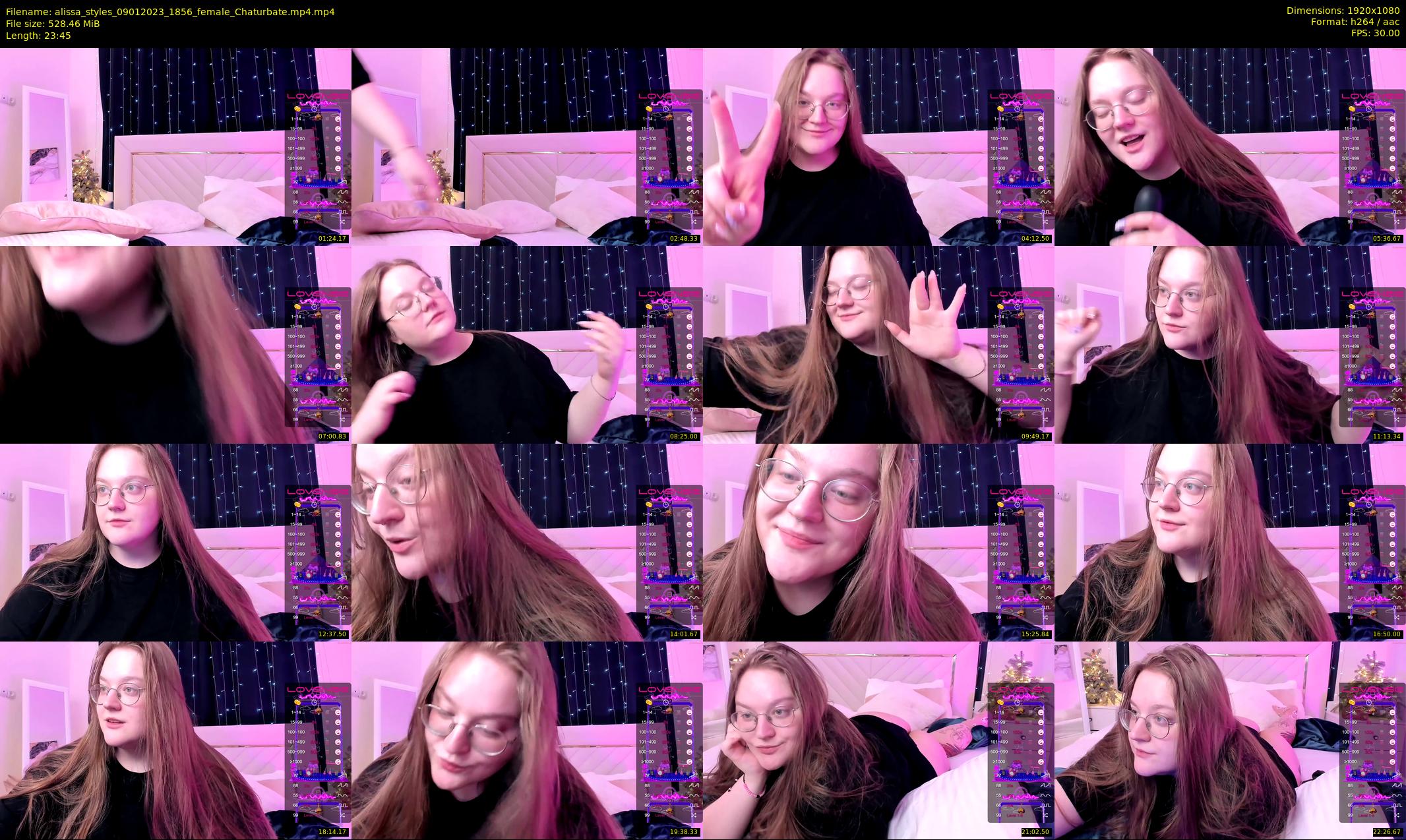 alissa_styles — 24 minute Chaturbate female cam show recording, 1080p, Jan 9, 2023