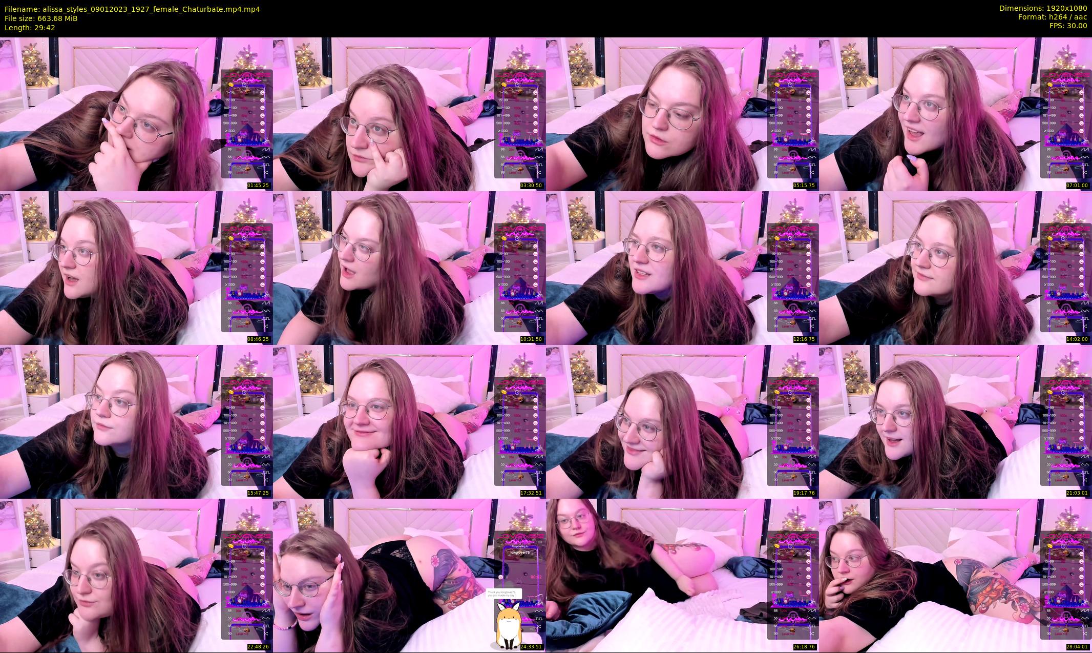 alissa_styles — 30 minute Chaturbate female cam show recording, 1080p, Jan 9, 2023