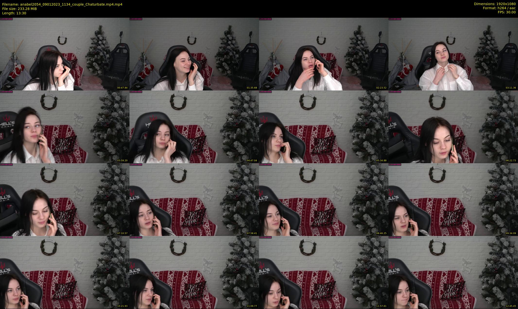 anabel2054 — 14 minute Chaturbate female cam show recording, 1080p, Jan 9, 2023