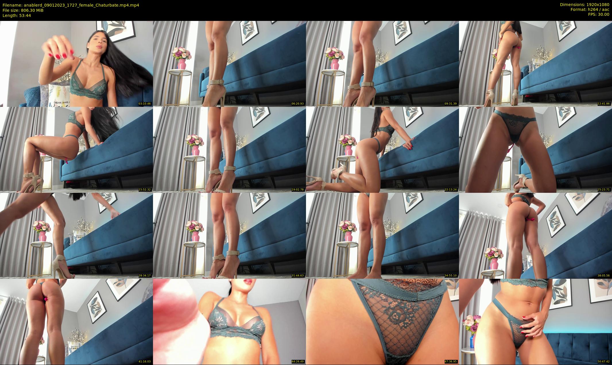 anablerd — 54 minute Chaturbate female cam show recording, 1080p, Jan 9, 2023