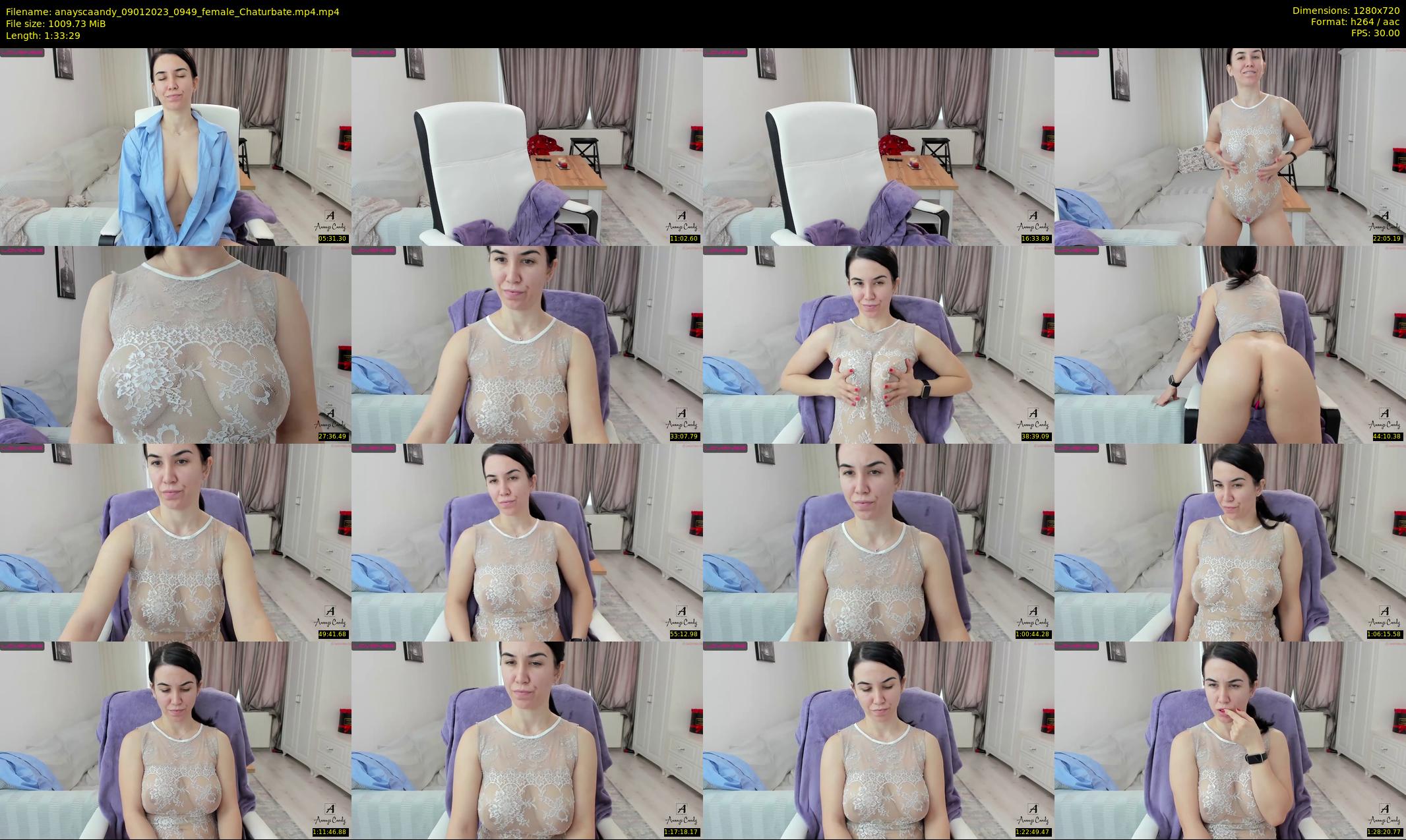 anayscaandy — 94 minute Chaturbate female cam show recording, 720p, Jan 9, 2023