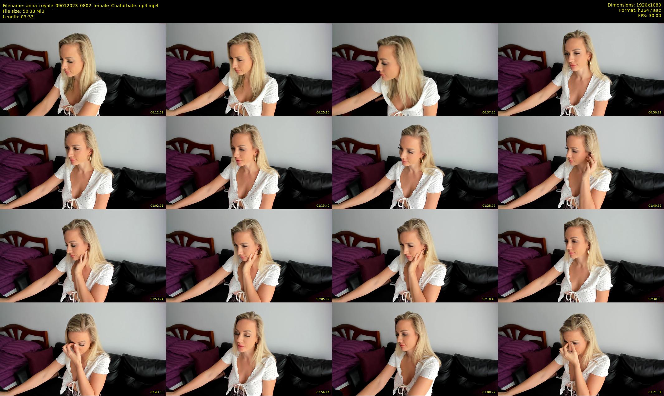 anna_royale — 4 minute Chaturbate female cam show recording, 1080p, Jan 9, 2023