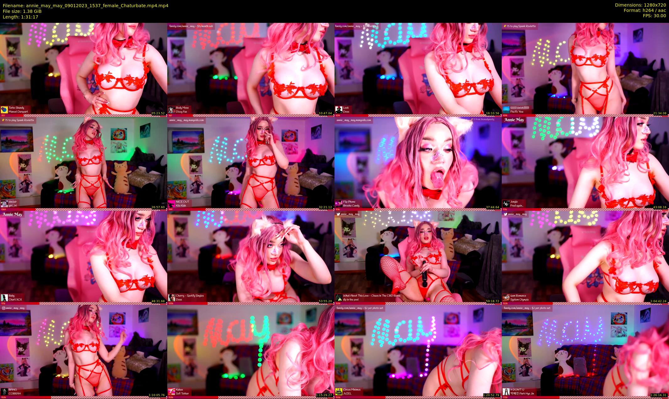 annie_may_may — 92 minute Chaturbate female cam show recording, 720p, Jan 9, 2023