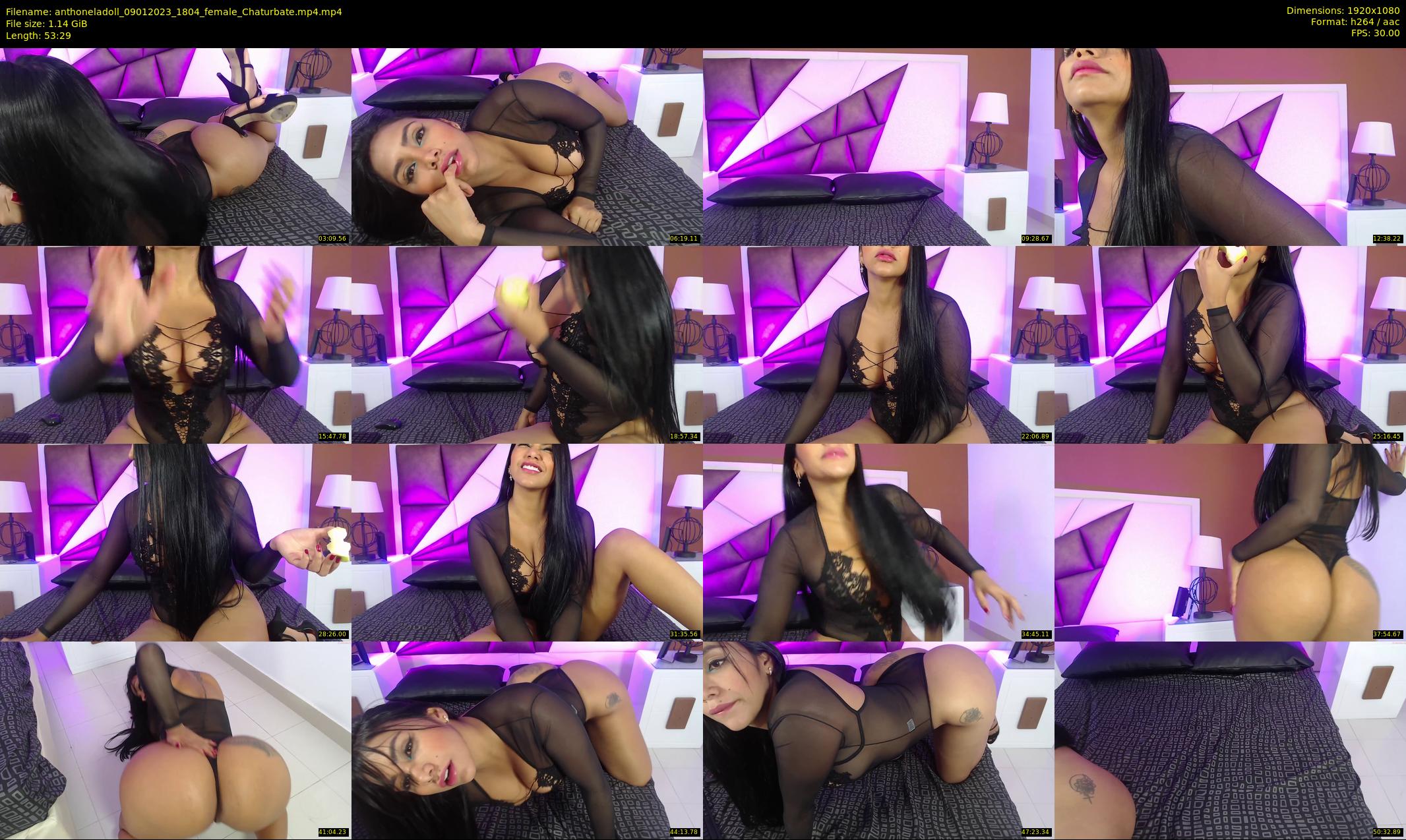 anthoneladoll — 54 minute Chaturbate female cam show recording, 1080p, Jan 9, 2023