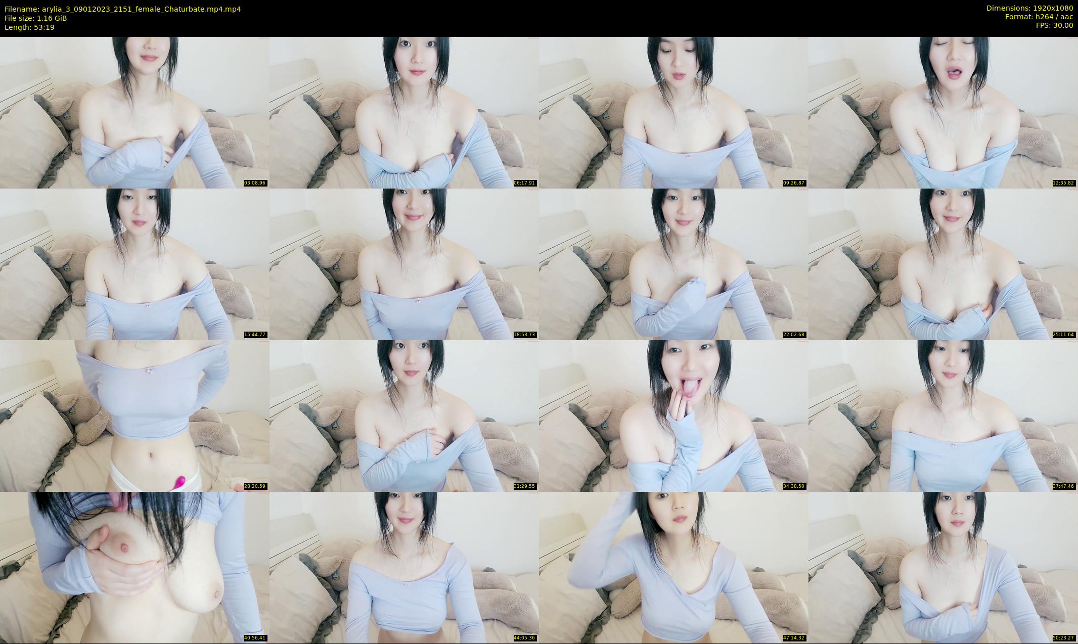 arylia_3 — 54 minute Chaturbate female cam show recording, 1080p, Jan 9, 2023
