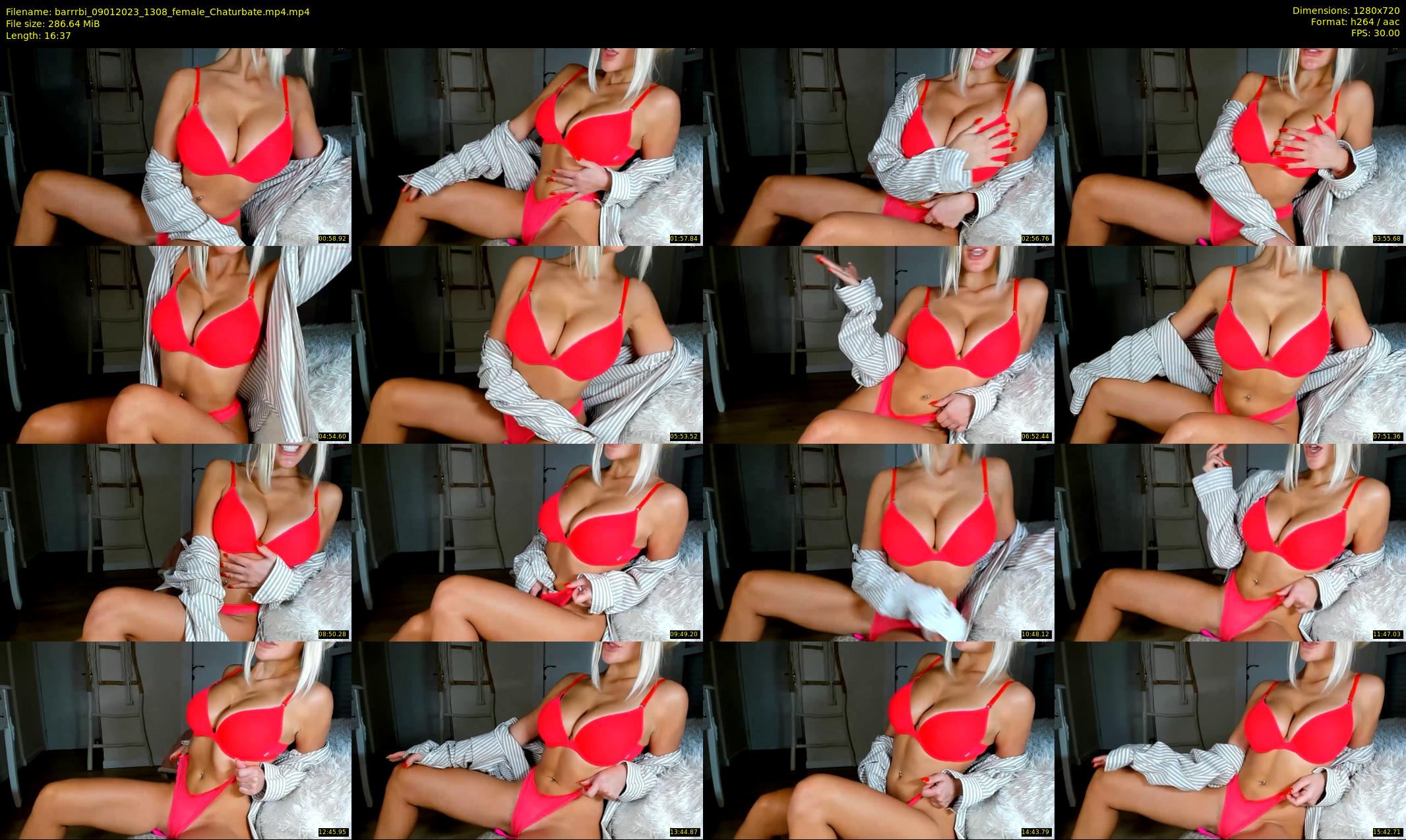 barrrbi — 17 minute Chaturbate female cam show recording, 720p, Jan 9, 2023
