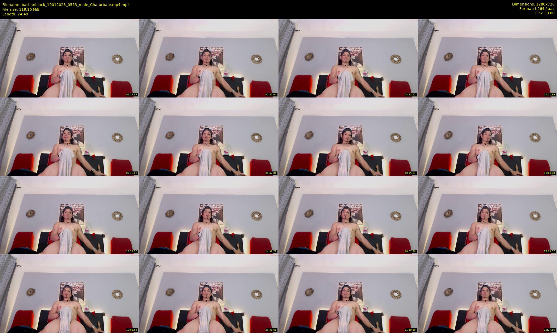 bastianblack — 25 minute Chaturbate male cam show recording, 720p, Jan 10, 2023