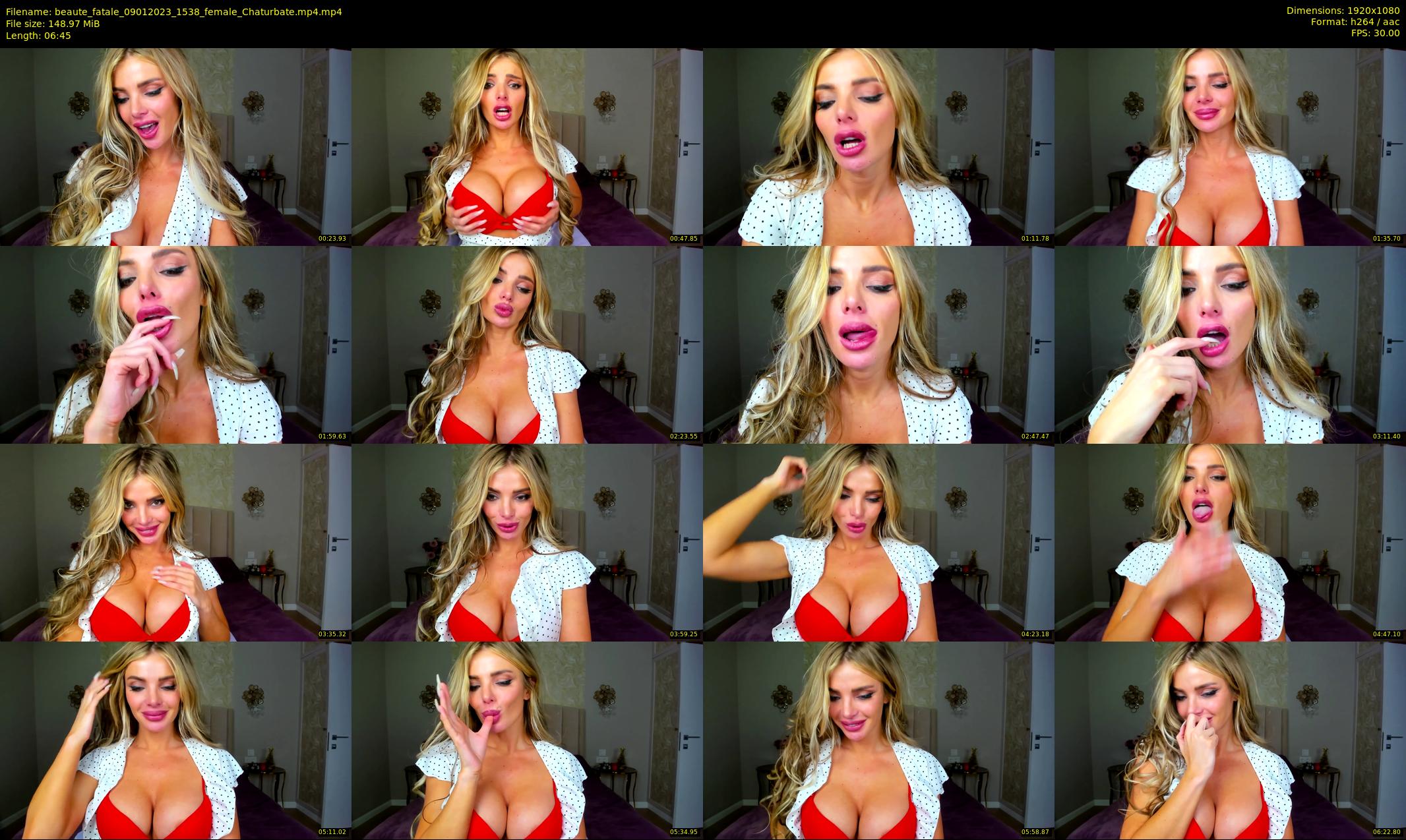 beaute_fatale — 7 minute Chaturbate female cam show recording, 1080p, Jan 9, 2023