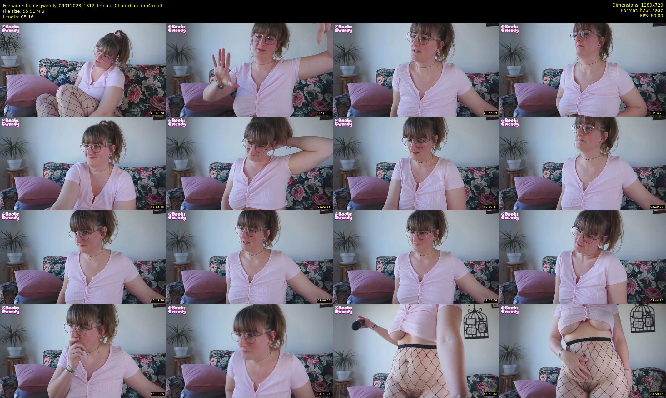 boobsgwendy — 6 minute Chaturbate female cam show recording, 720p, Jan 9, 2023