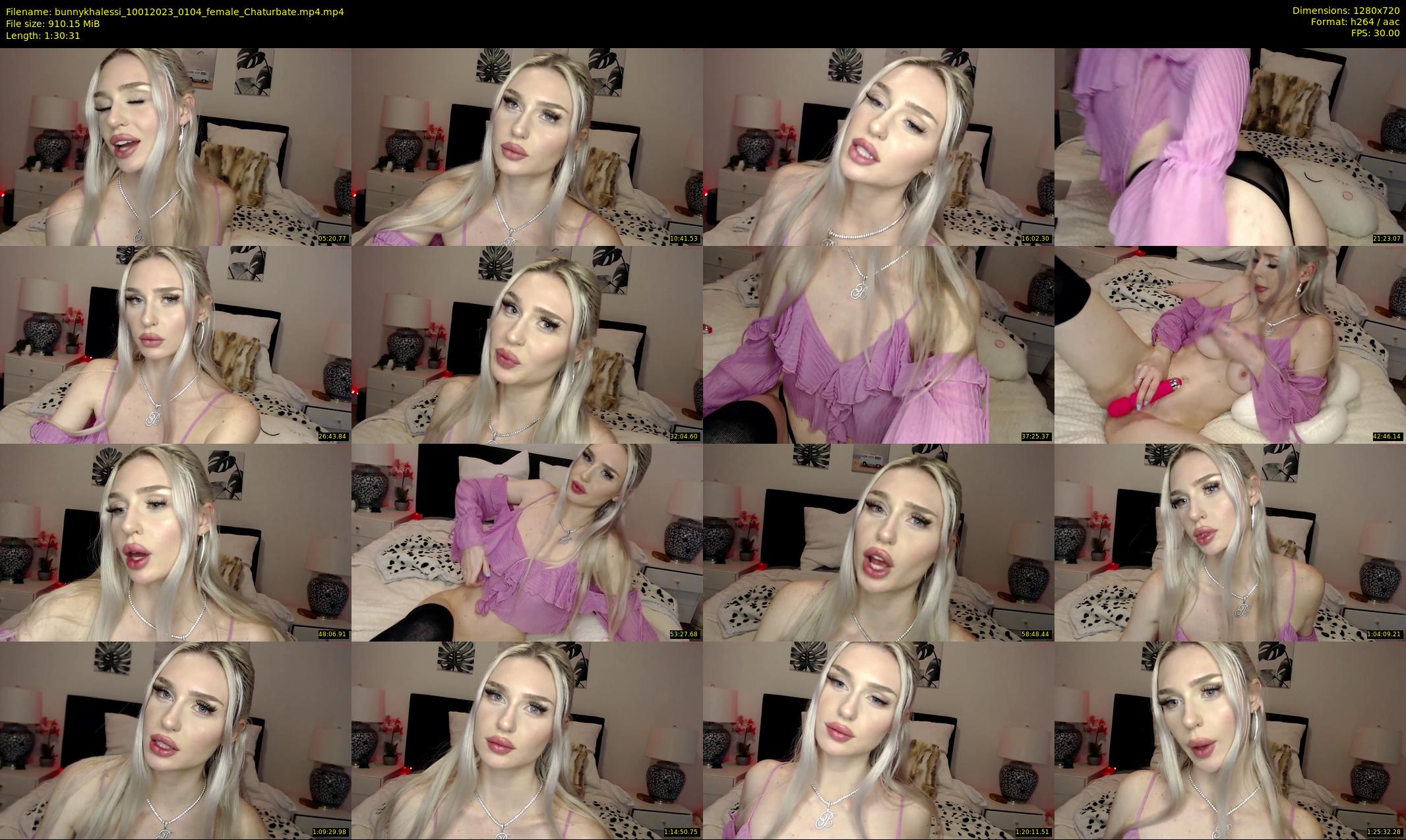 bunnykhalessi — 91 minute Chaturbate female cam show recording, 720p, Jan 10, 2023