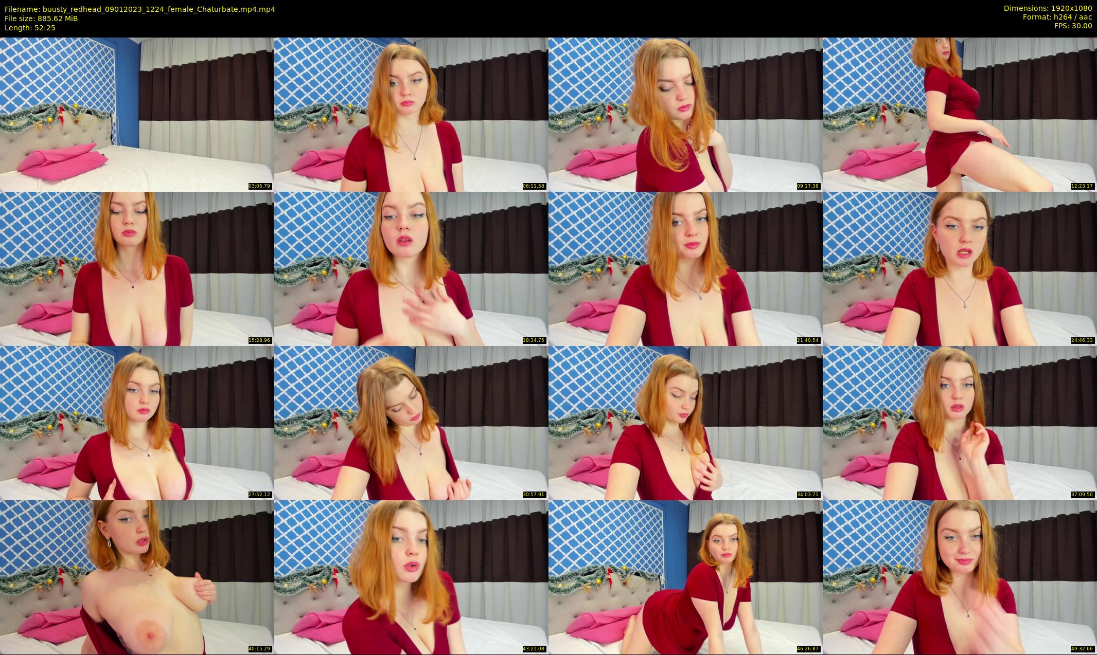 buusty_redhead — 53 minute Chaturbate female cam show recording, 1080p, Jan 9, 2023