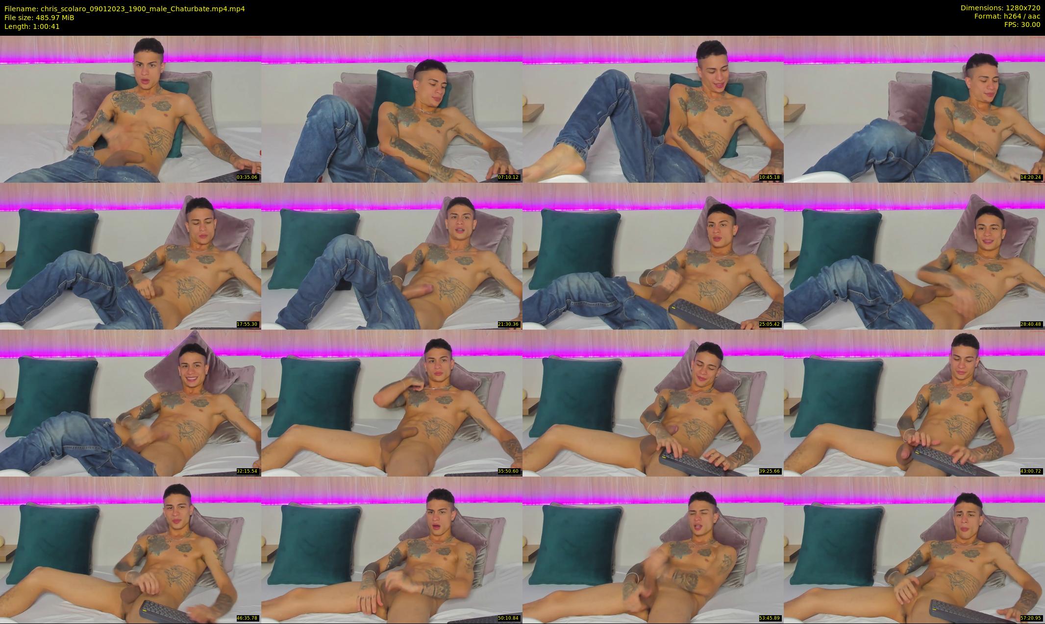 chris_scolaro — 61 minute Chaturbate male cam show recording, 720p, Jan 9, 2023