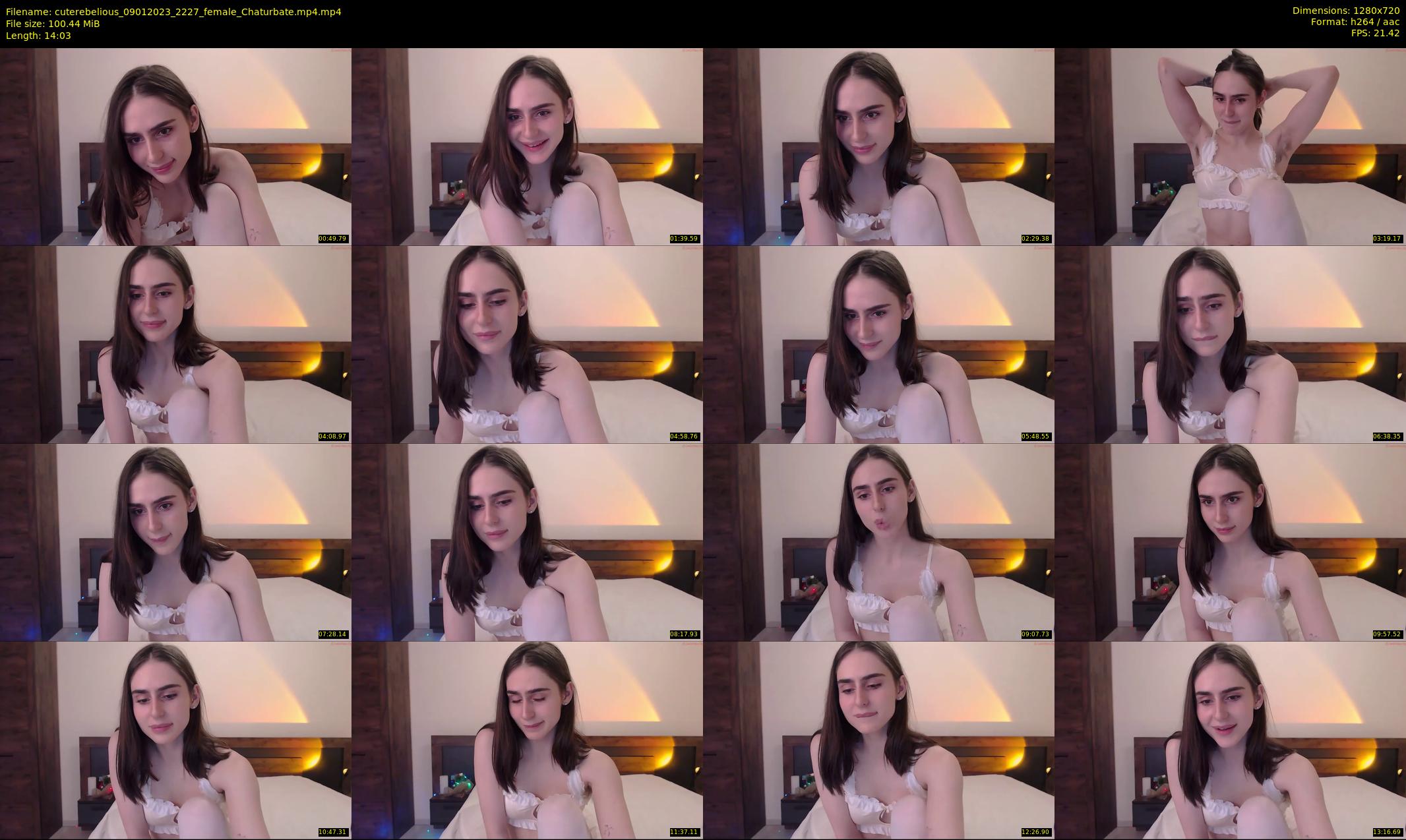cuterebelious — 15 minute Chaturbate female cam show recording, 720p, Jan 9, 2023