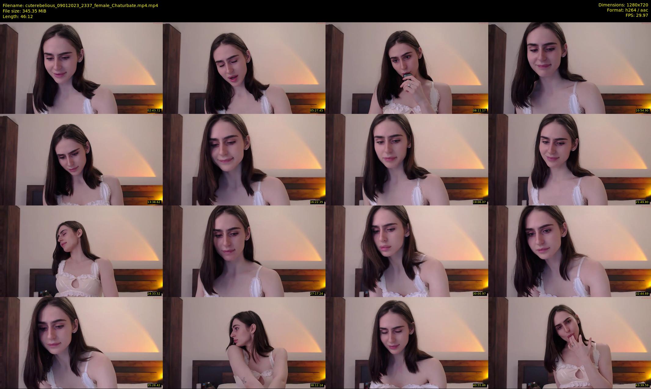 cuterebelious — 47 minute Chaturbate female cam show recording, 720p, Jan 9, 2023