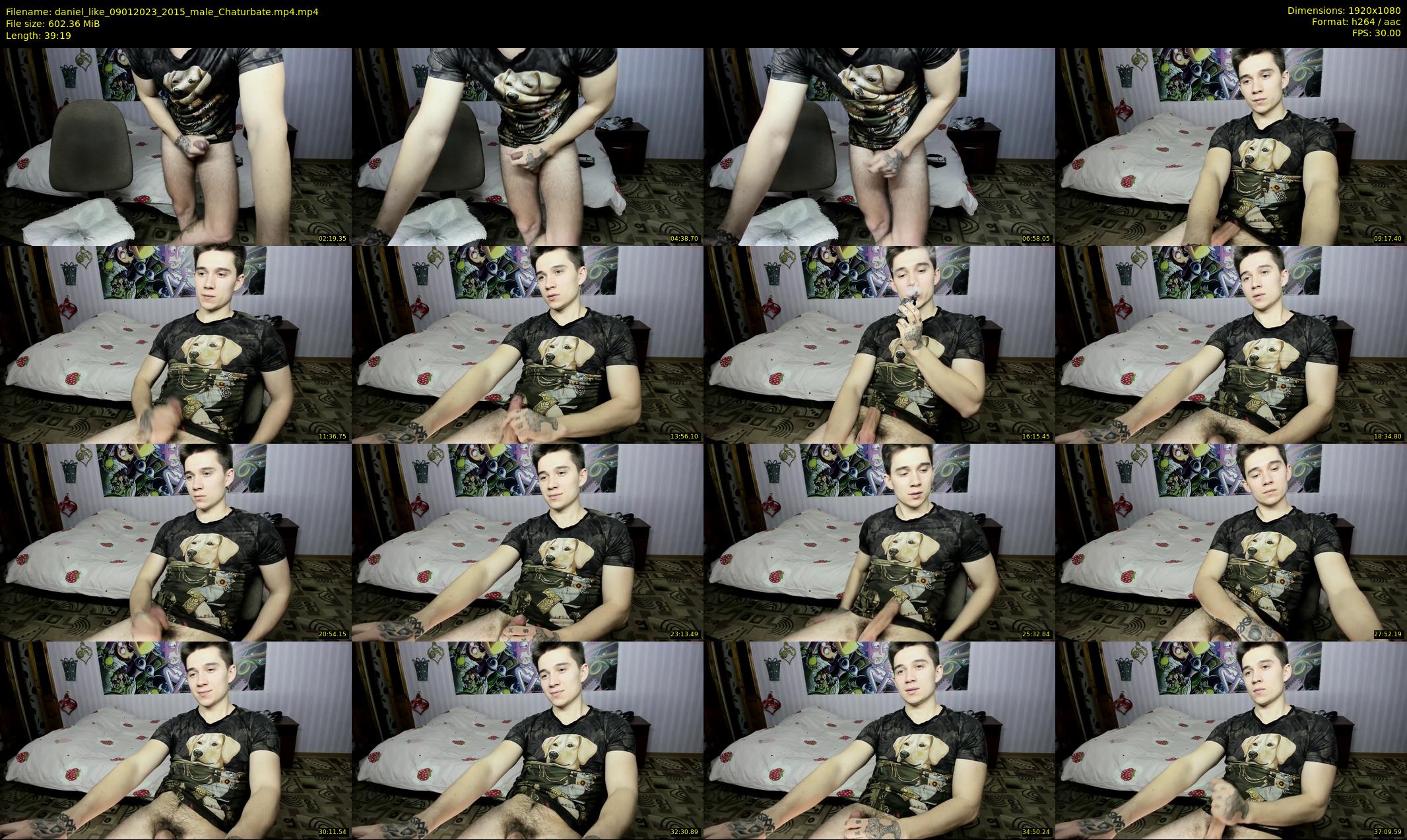 daniel_like — 40 minute Chaturbate male cam show recording, 1080p, Jan 9, 2023